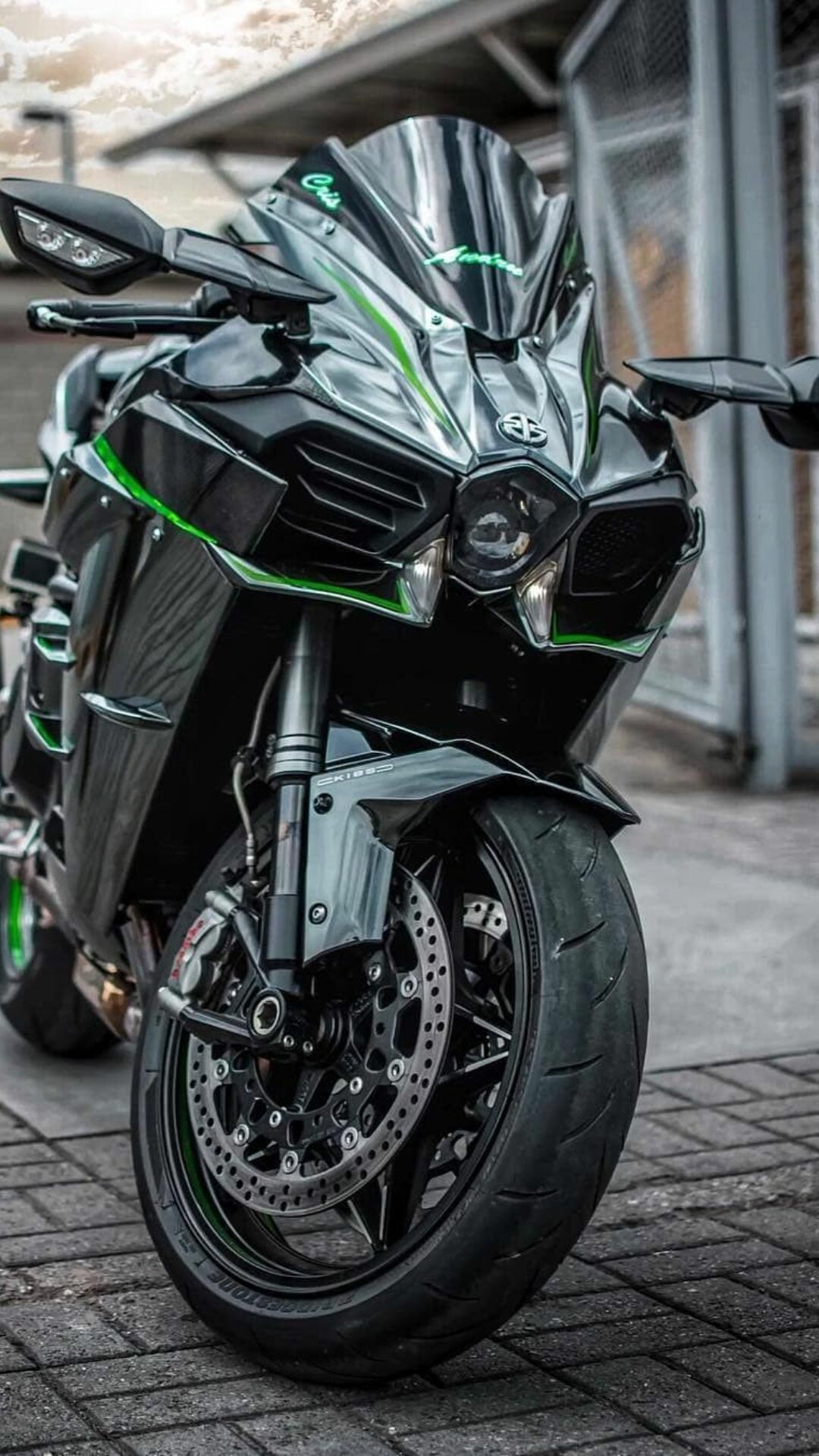 Kawasaki Ninja H2R, High quality wallpapers, 1080x1920 Full HD Phone