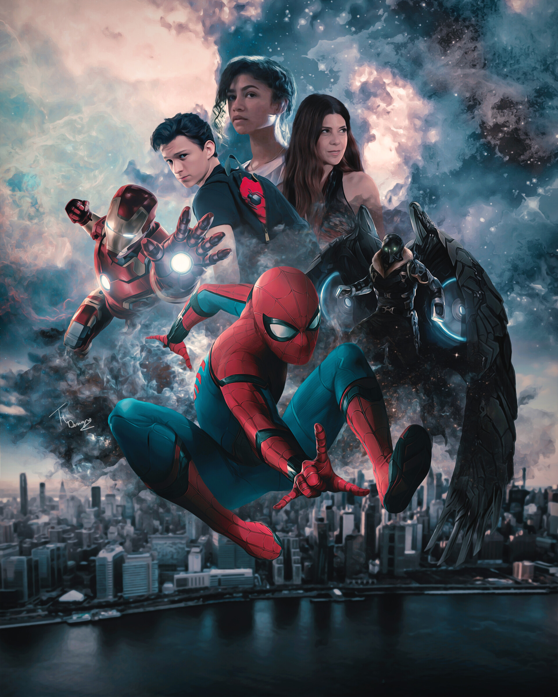 Spider-Man, Homecoming, Fan poster, 1920x2400 HD Phone