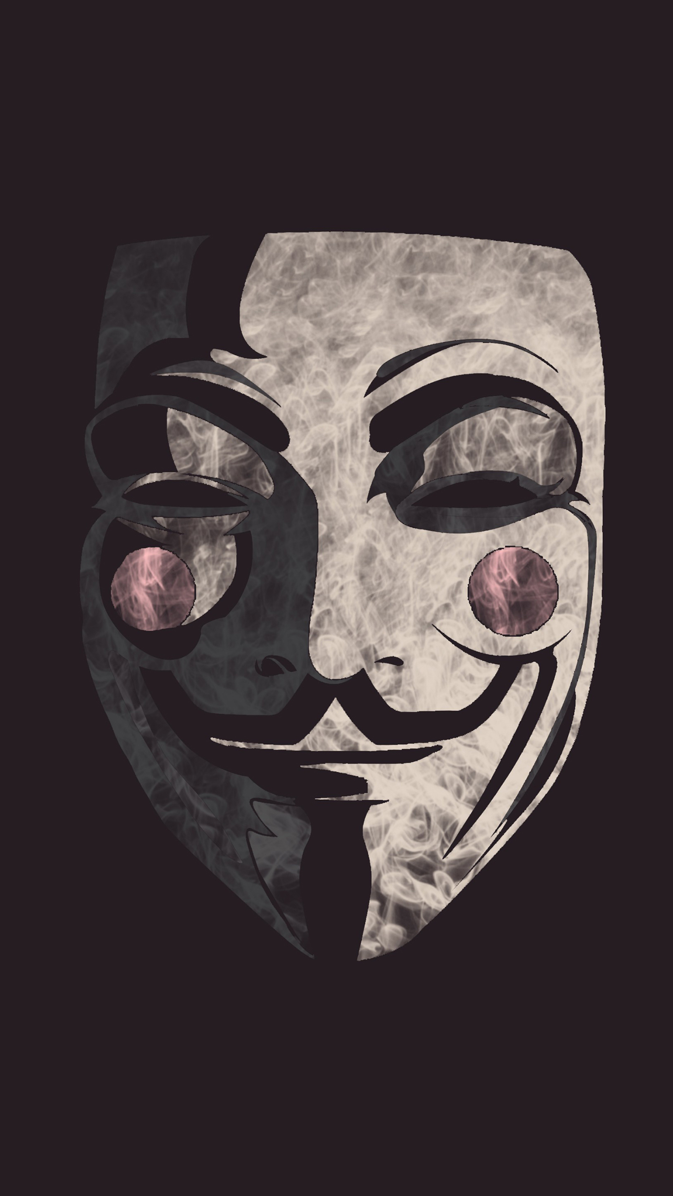 Guy Fawkes mask background, Sony Xperia X, XZ, Z5 Premium, 2160x3840 4K Phone