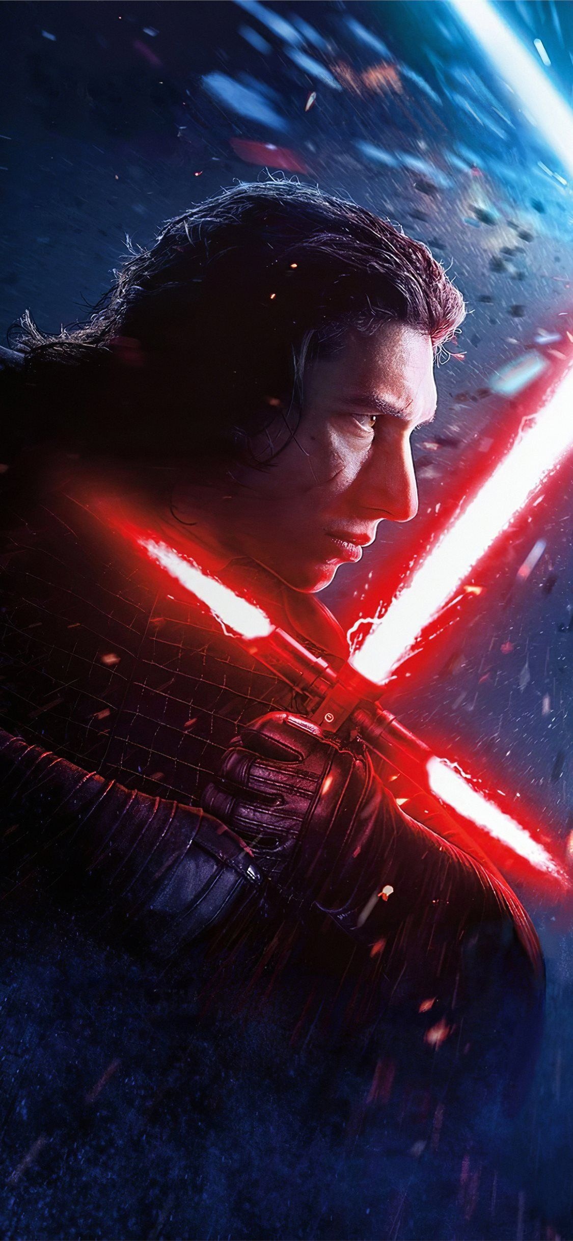 Kylo Ren, Ben Solo, Kylo Ren Reylo, Star Wars, 1130x2440 HD Phone