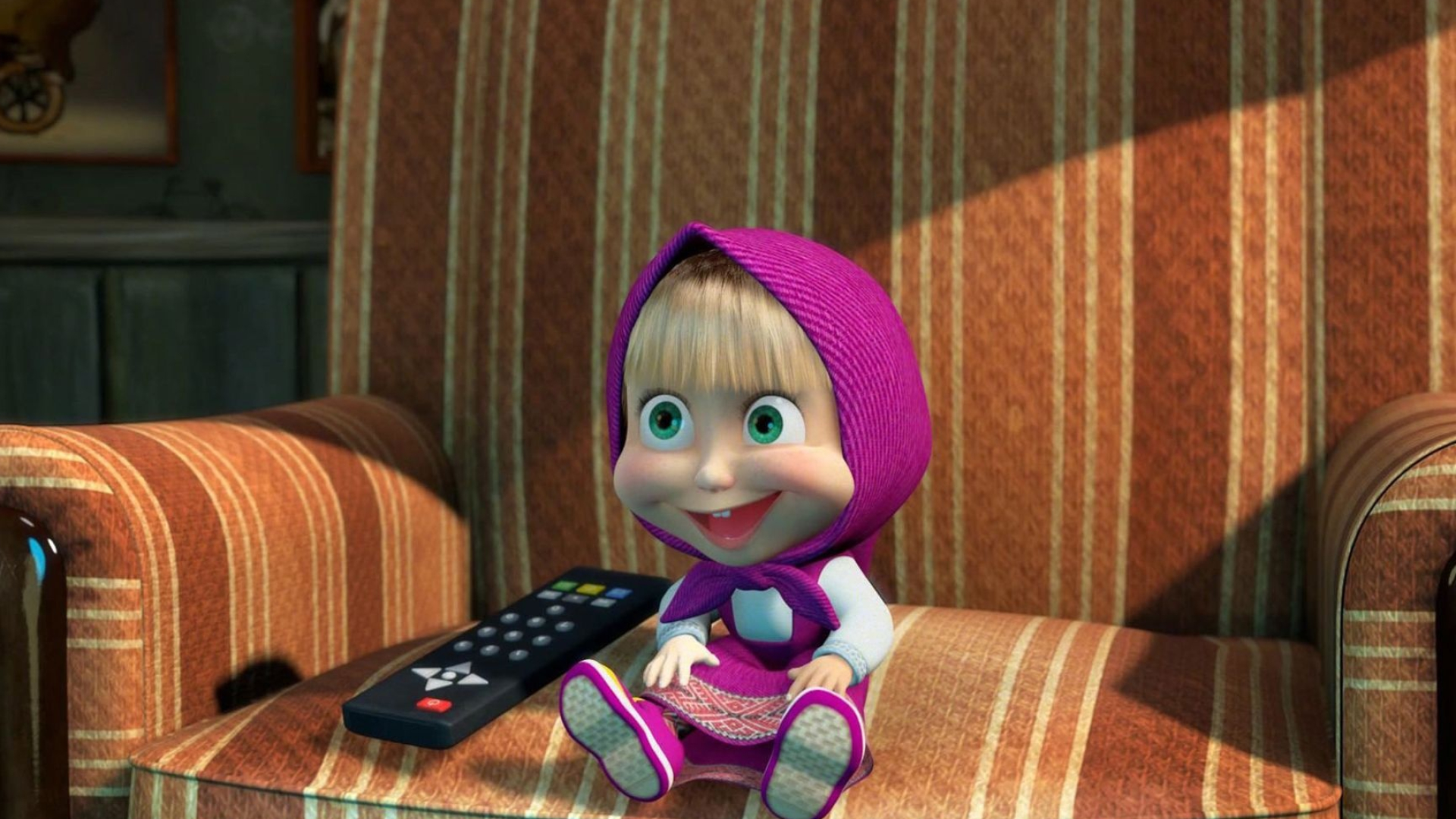 Masha and the Bear, Cute bear wallpaper, Adorable characters, Wholesome entertainment, 1920x1080 Full HD Desktop