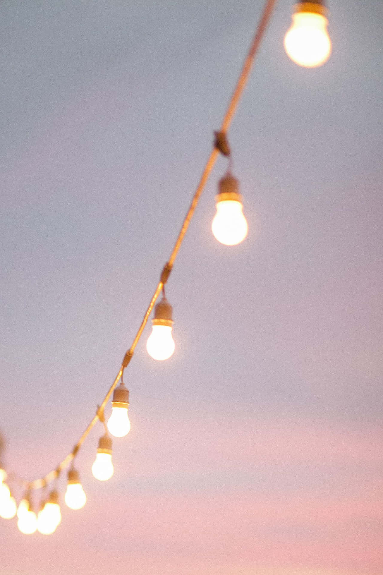 String lights, Cool Girly Wallpaper, 1280x1920 HD Phone