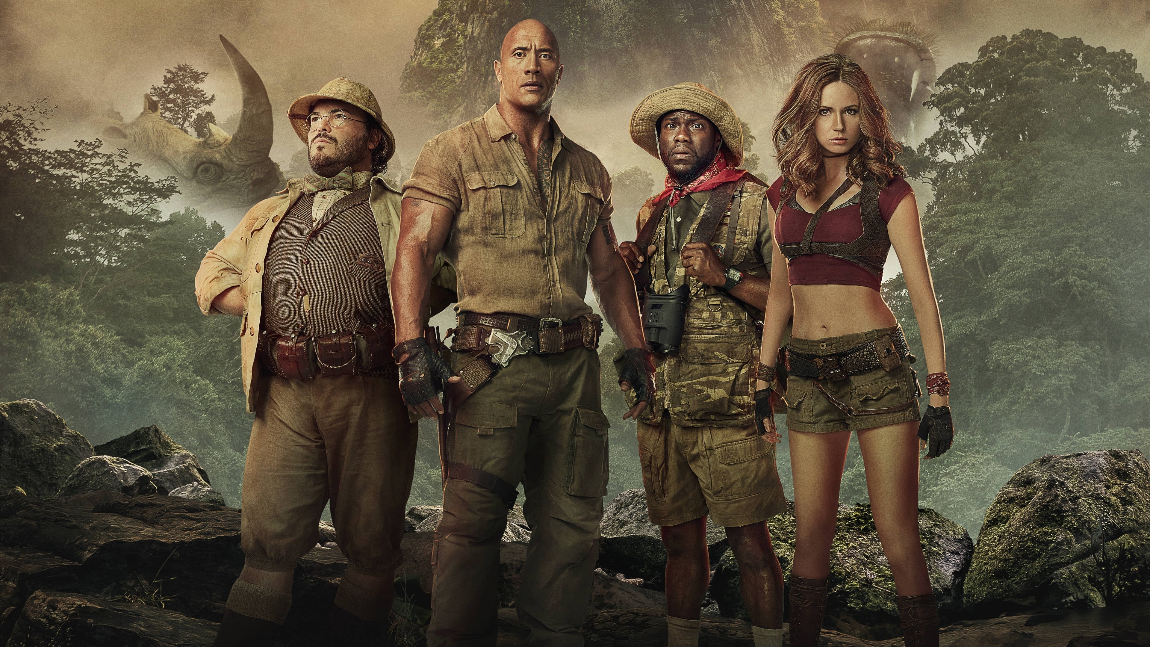 Jumanji Welcome to the Jungle, Movie backdrops, TMDb, 3840x2160 4K Desktop