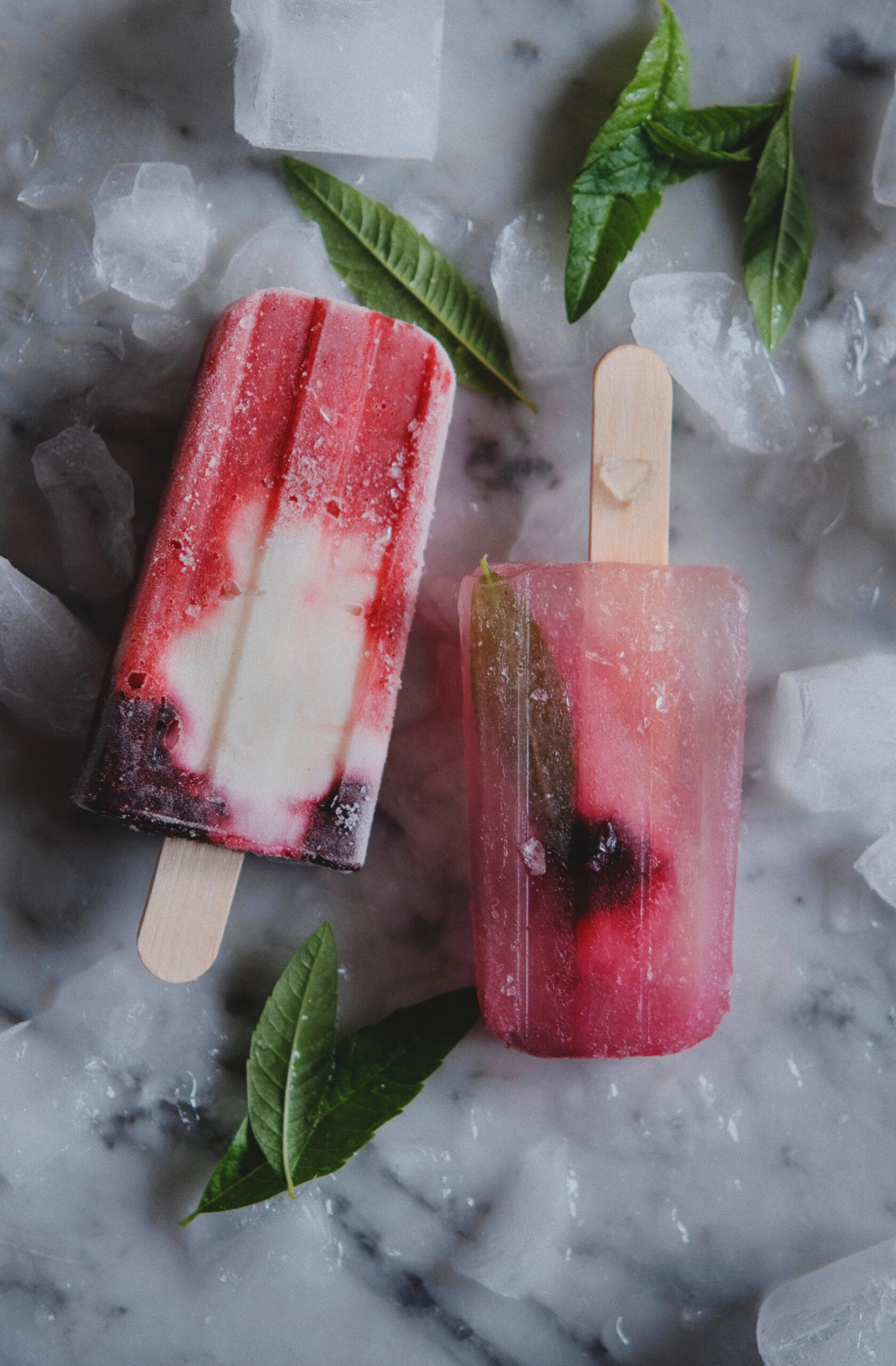 Popsicles with berries, Verbena peas, Fennel, Fresh summer treat, 1680x2560 HD Phone