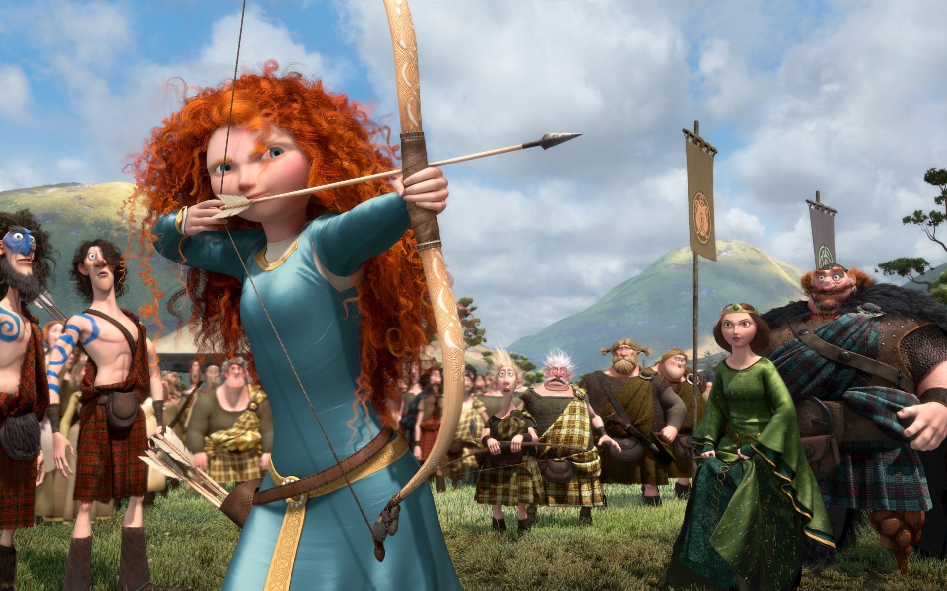 Brave HD wallpapers, Movie backgrounds, Disney animation, Adventure film, 1920x1200 HD Desktop