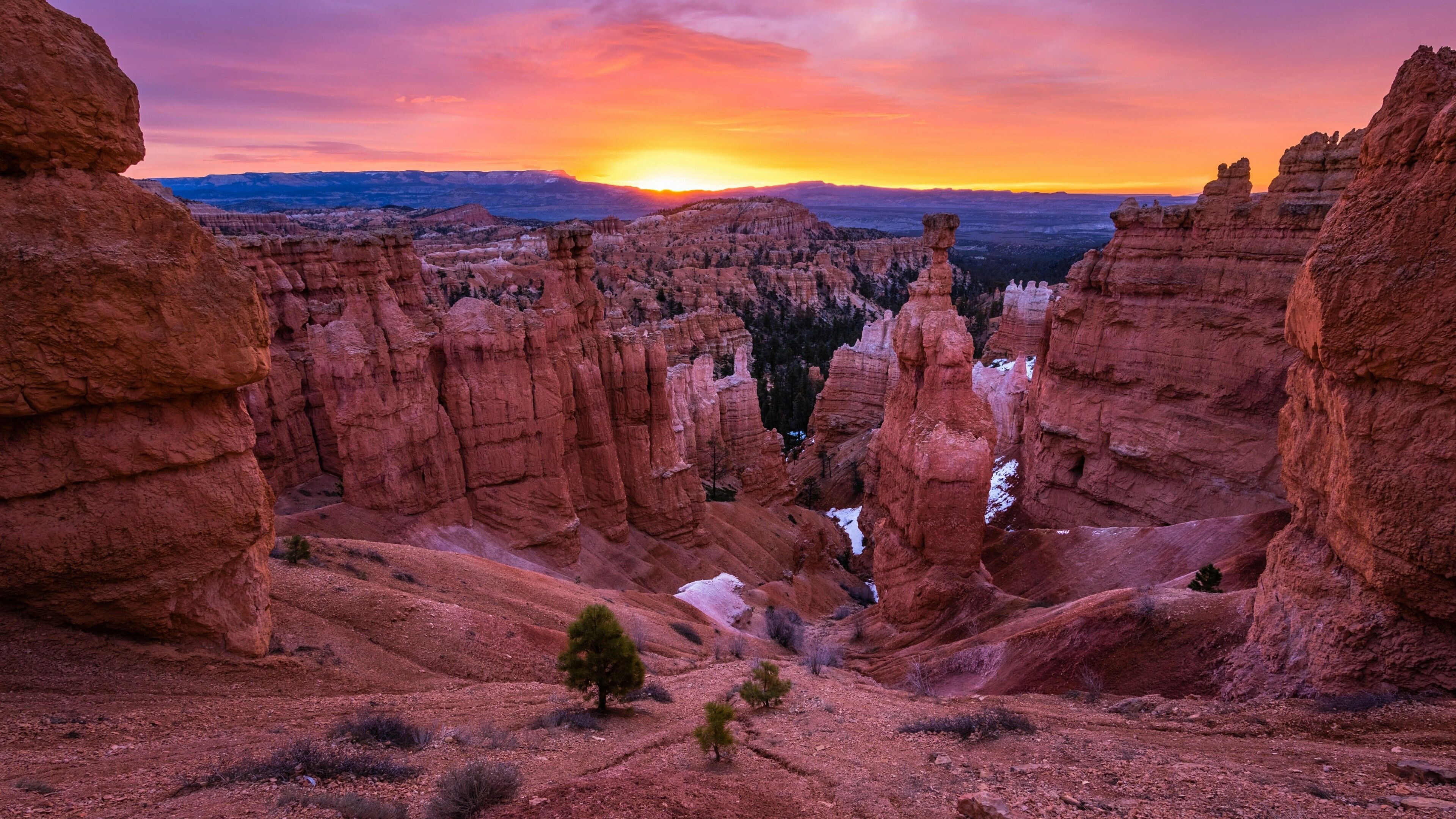 Geological marvels, Nature's artwork, Earth's history, Striking backgrounds, 3840x2160 4K Desktop