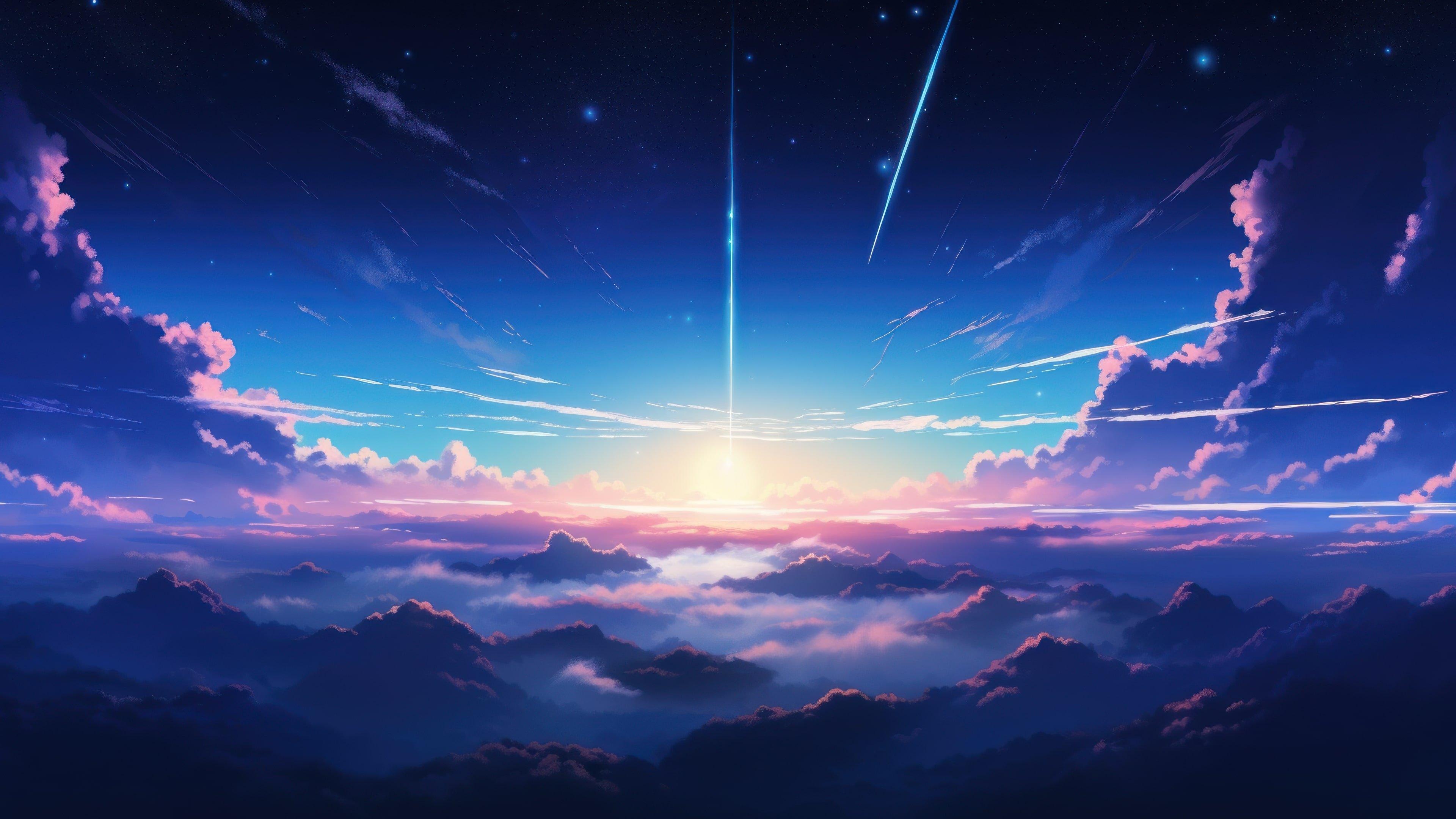 Anime scenery, Cool Backgrounds Wallpaper, 3840x2160 4K Desktop