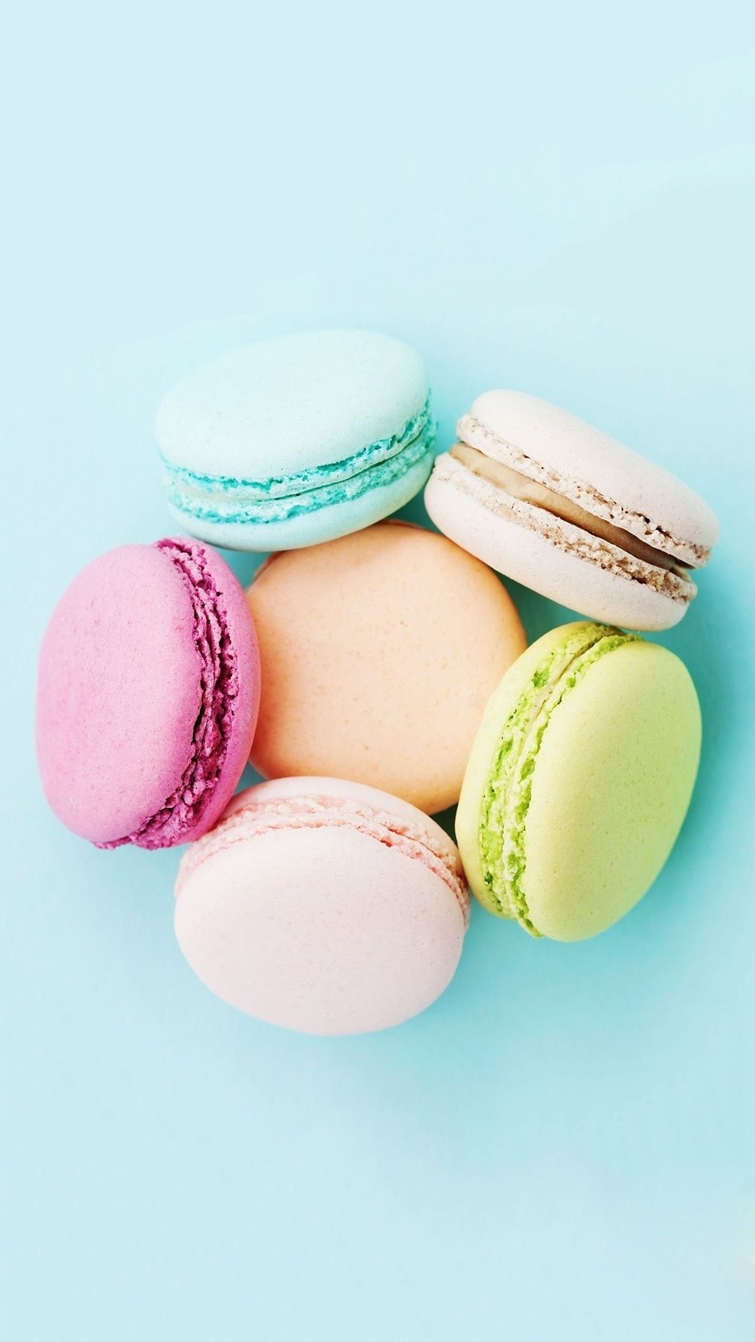 Pastel macarons, Soft and delicate hues, Elegant dessert photography, Pretty pastries, 1080x1920 Full HD Phone