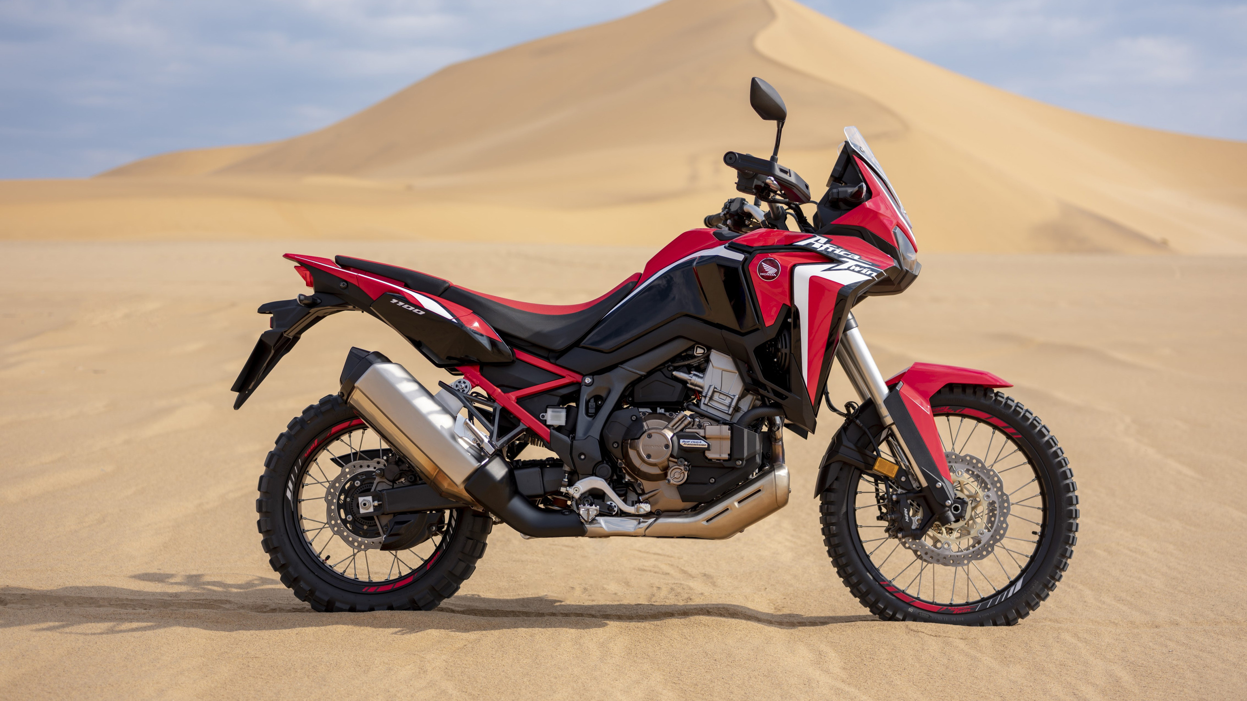 Honda Africa Twin, Desktop wallpaper, Visual delight, Dual-sport motorcycle, 2560x1440 HD Desktop