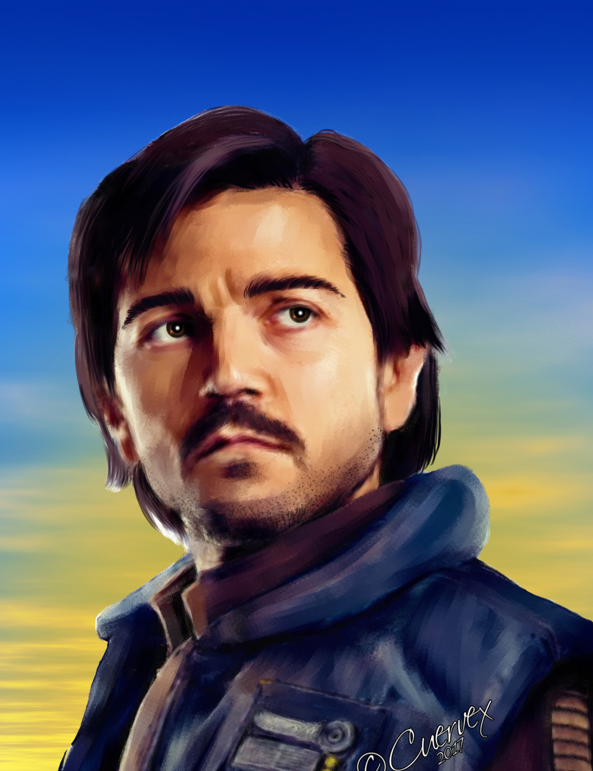 Cassian Andor, Artstation, Portrait, Star Wars, 1920x2500 HD Phone