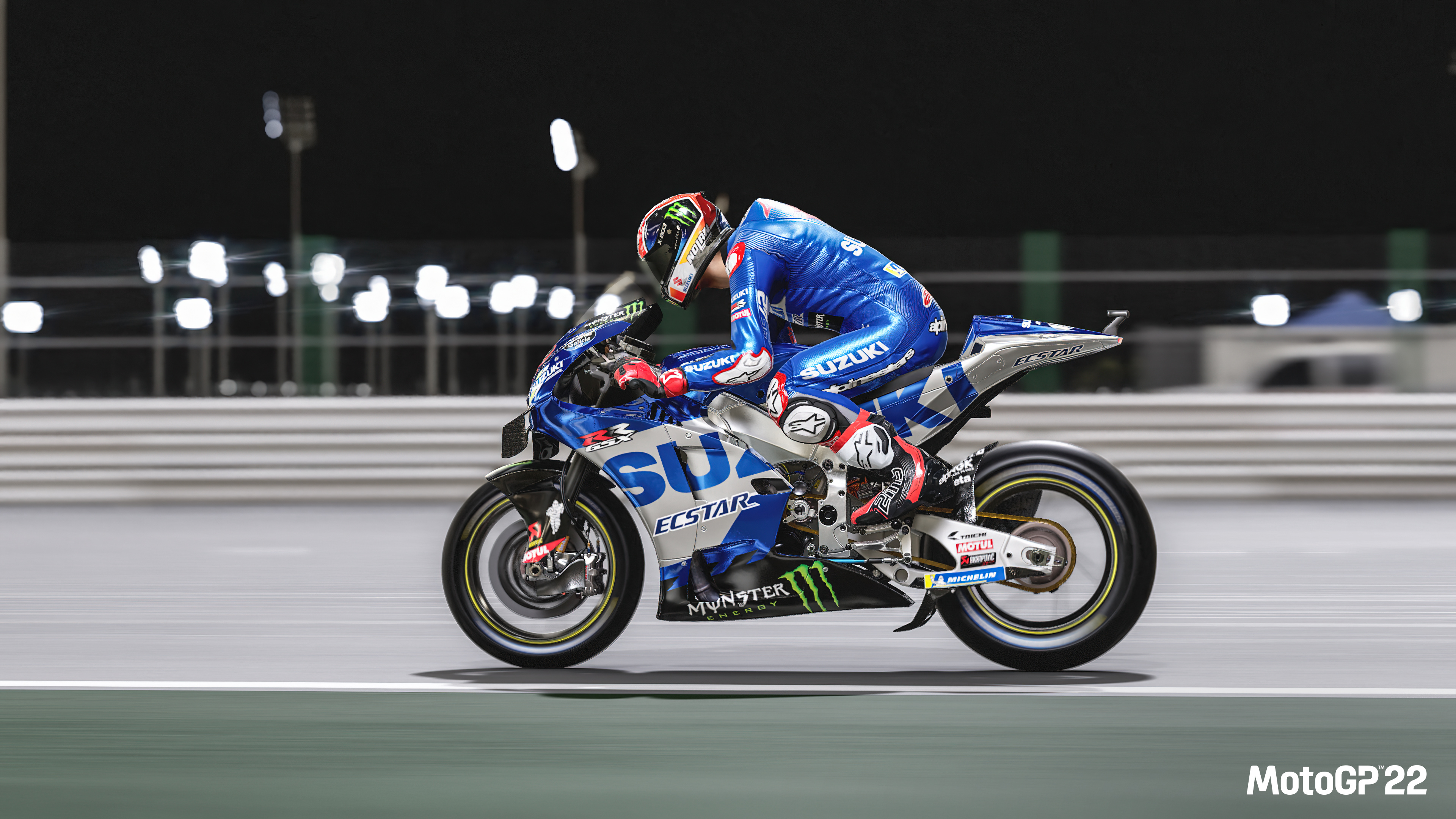 Suzuki GSX-RR MotoGP bike, Lusail International Circuit, MotoGP 22, 4K Desktop wallpaper