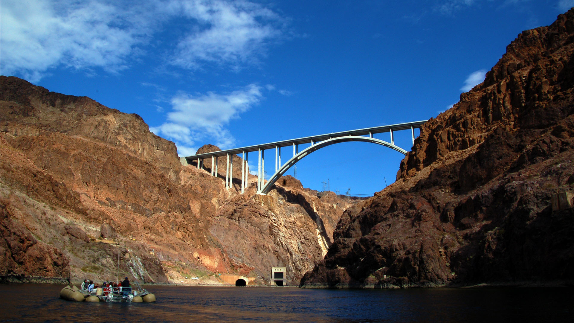 Hoover Dam bypass bridge, 1920x1080 Full HD Desktop