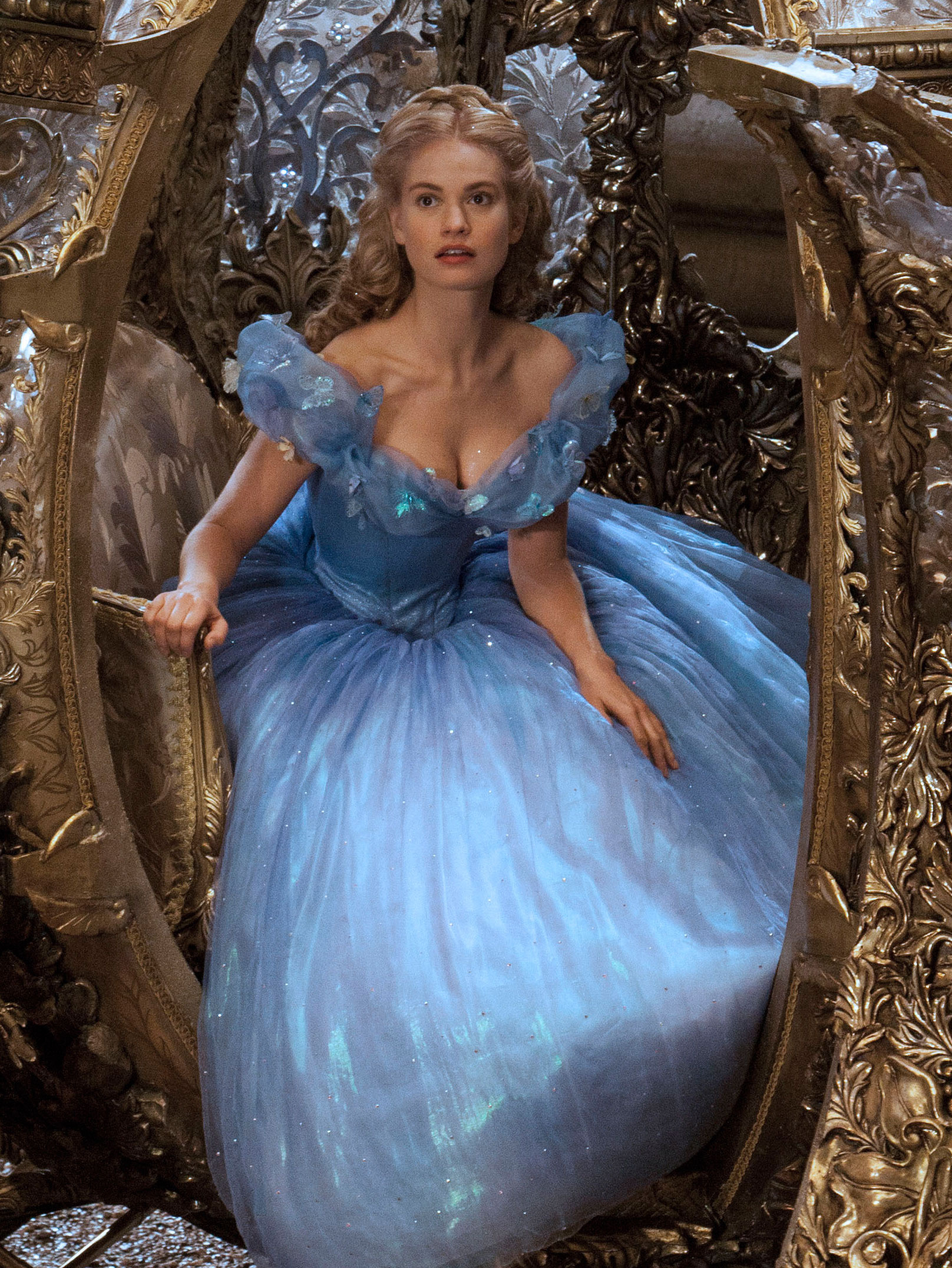 Lily James, Ultimate Princess, 1620x2160 HD Phone