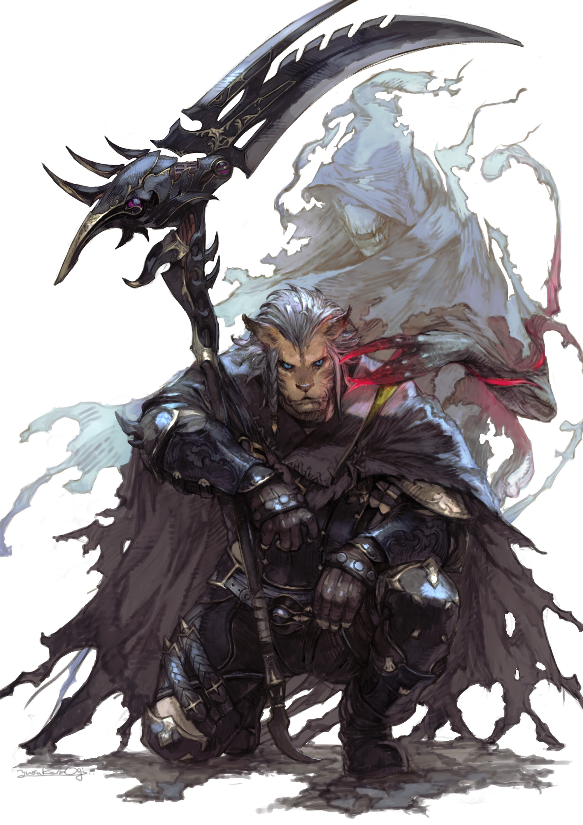 Final Fantasy XIV, Gaming, Hrothgar race, Unique character, 2000x2830 HD Phone