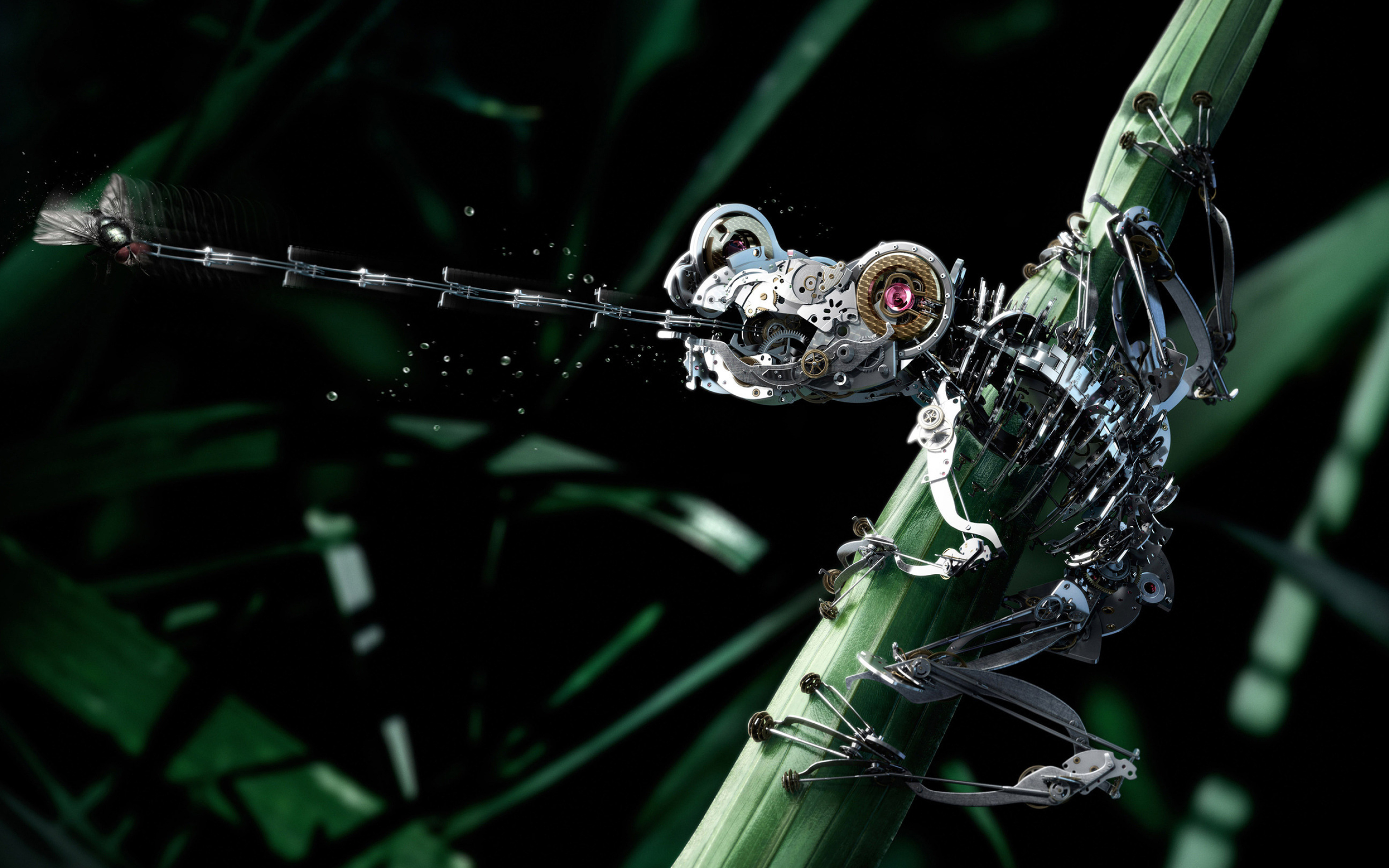 Frog, Robots Wallpaper, 2880x1800 HD Desktop