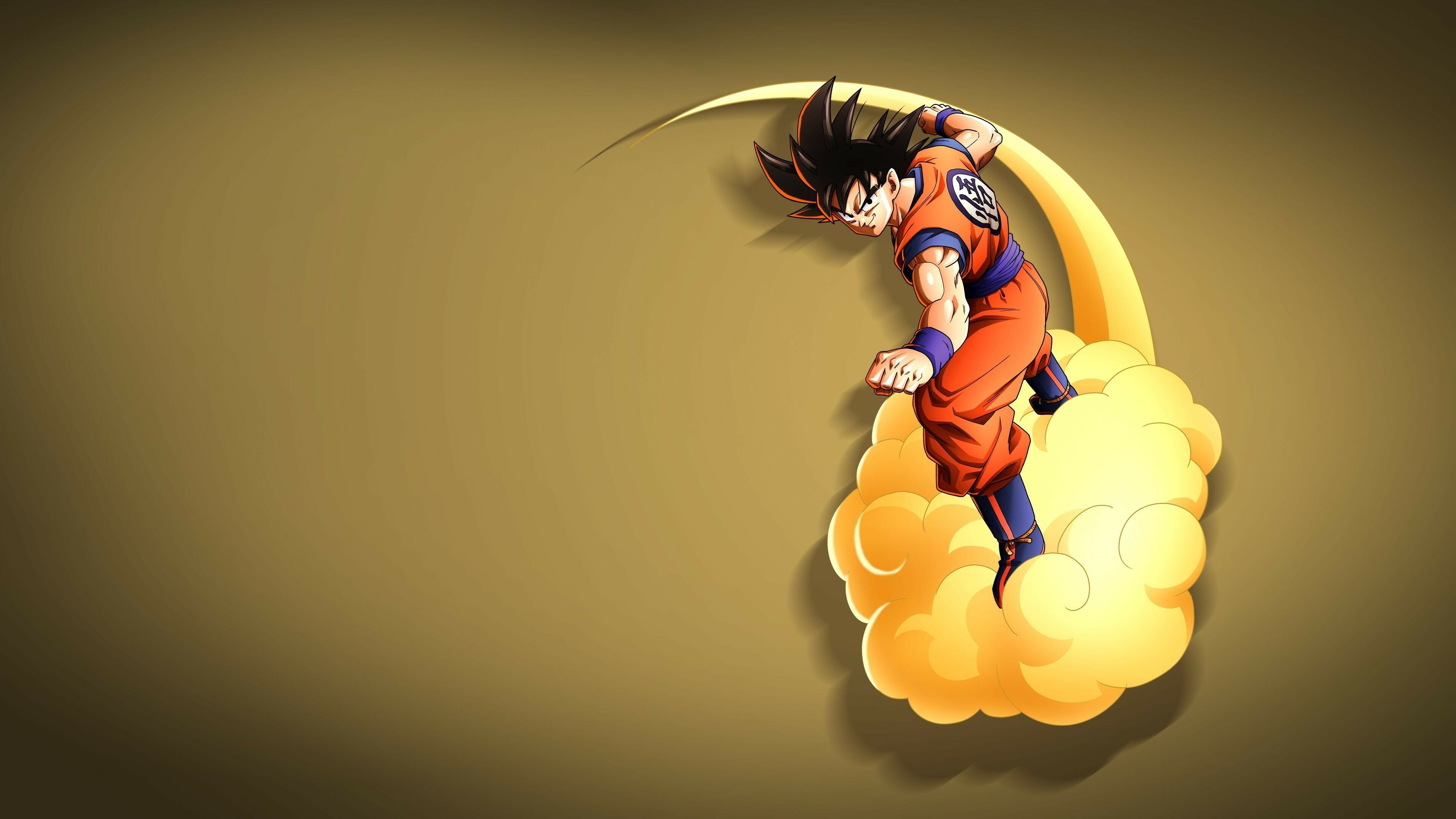 Dragon Ball Z, Unique wallpapers, Majestic characters, Fiery aura, 3840x2160 4K Desktop