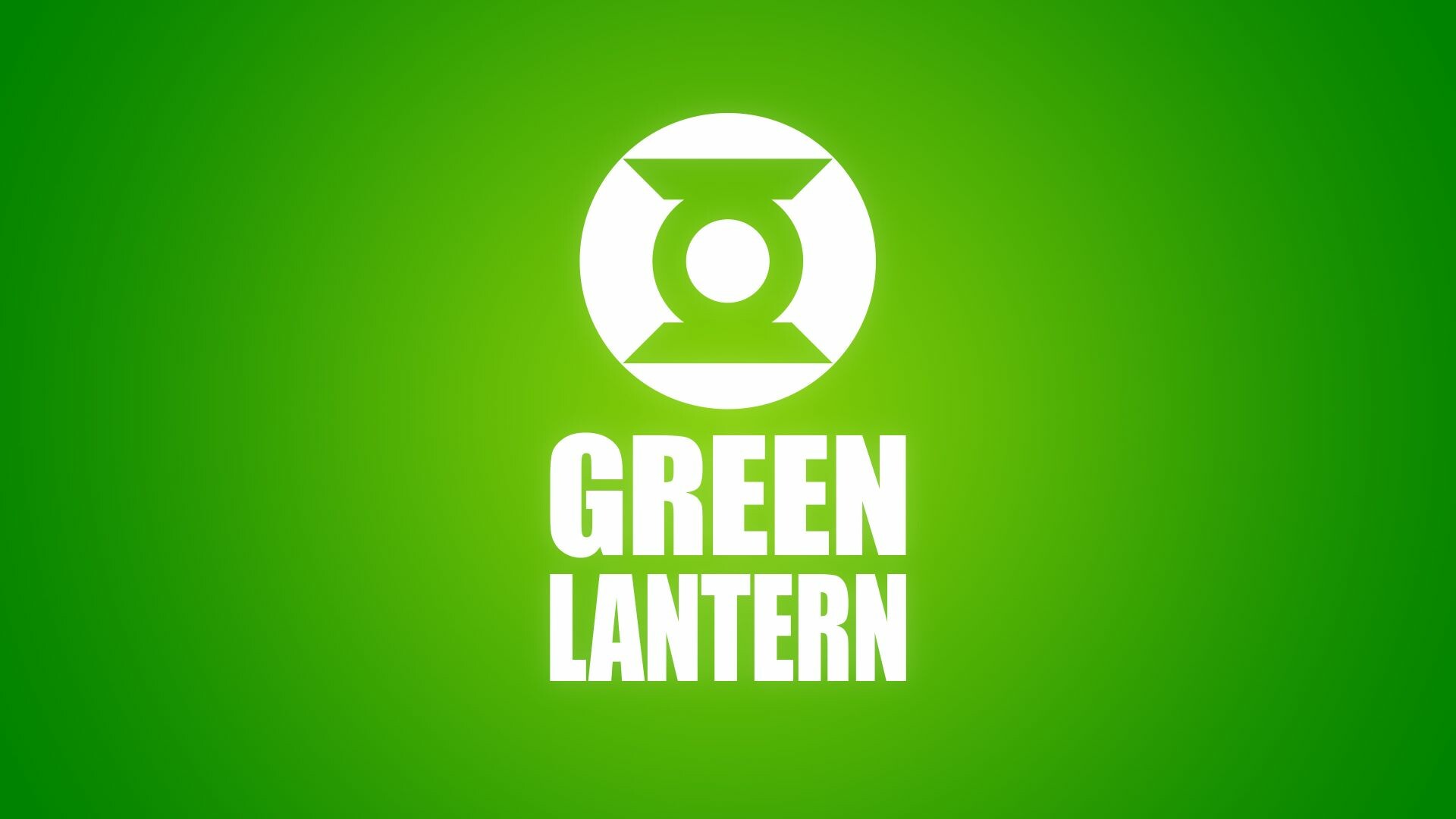 Minimal Green Lantern Logo, HD Image, Dark Background, Simple Design, 1920x1080 Full HD Desktop