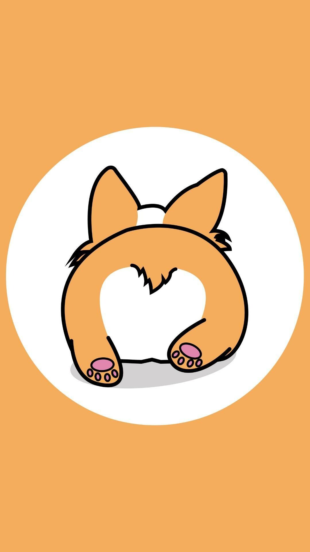 Corgi, Cute wallpapers, Canine companions, Digital illustrations, 1080x1920 Full HD Phone