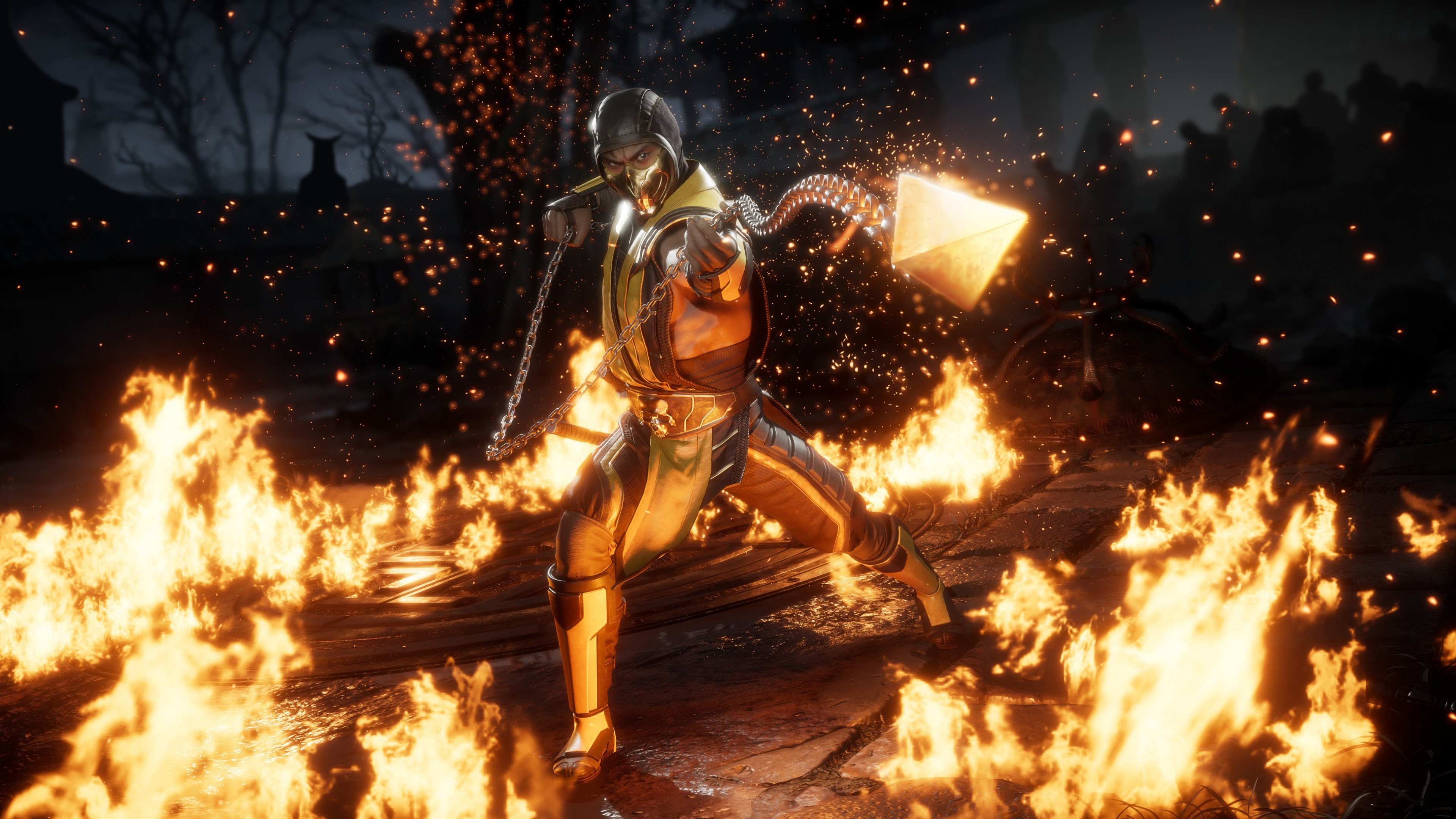 Scorpion (Mortal Kombat), Mortal Kombat 11 wallpapers, Desktop background, 4K, 3840x2160 4K Desktop