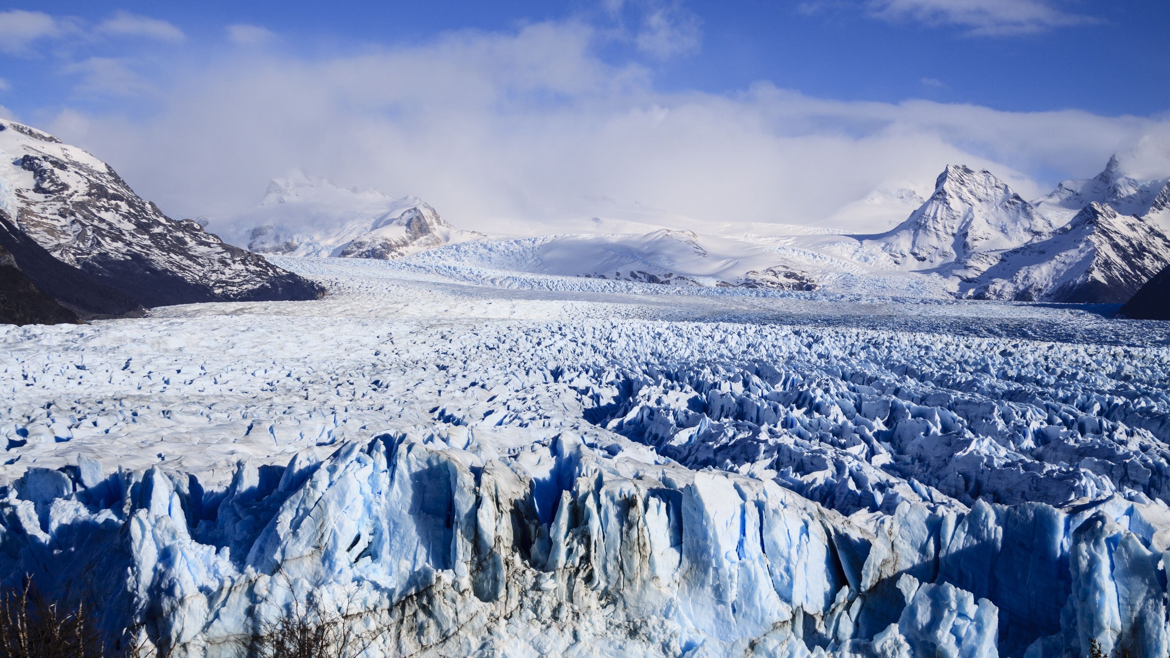 Glaciar argentino, El Calafate, Nature wallpaper, Scenic beauty, 3840x2160 4K Desktop