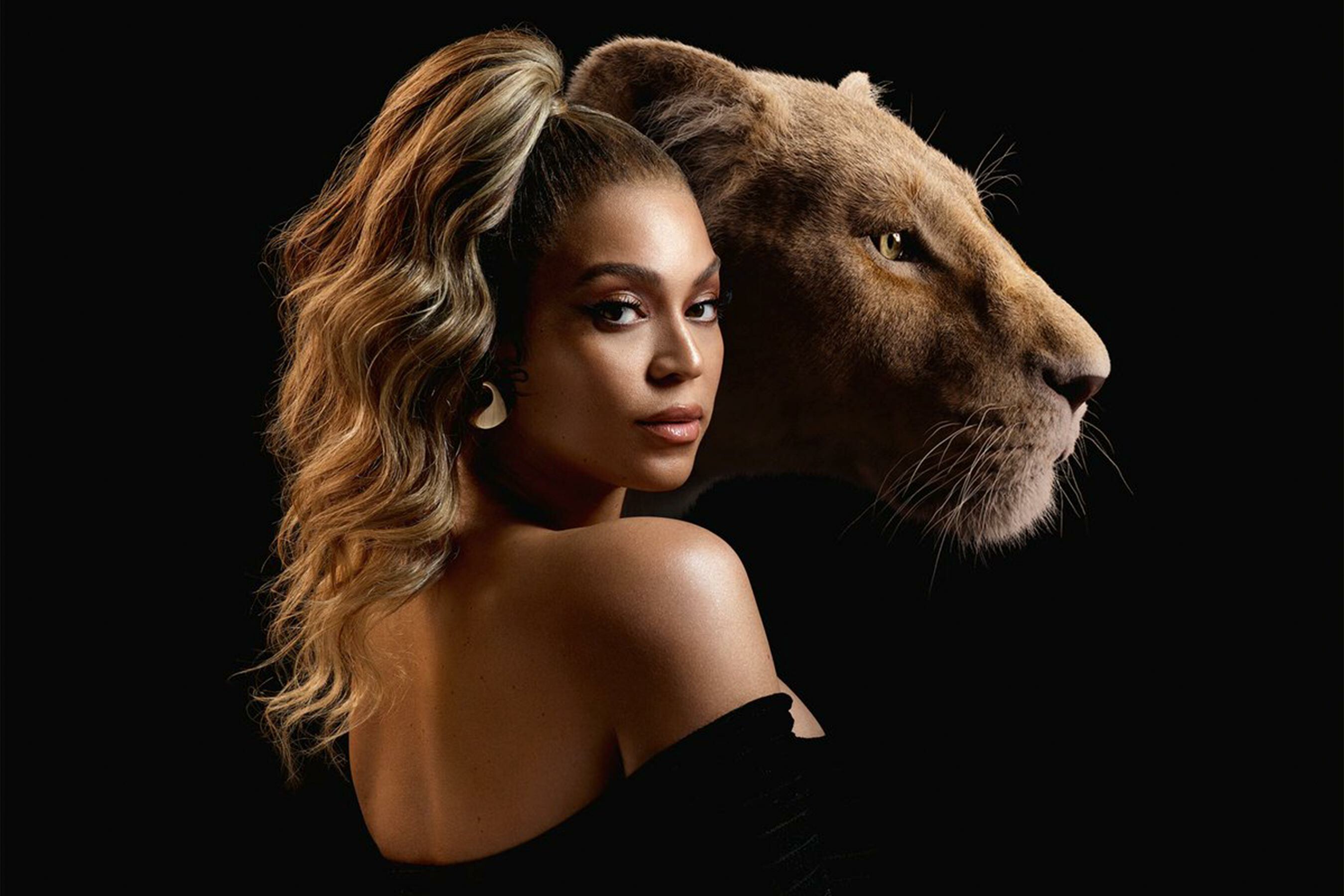 Beyonce and Lion, Beyonce Wallpaper, 2700x1800 HD Desktop