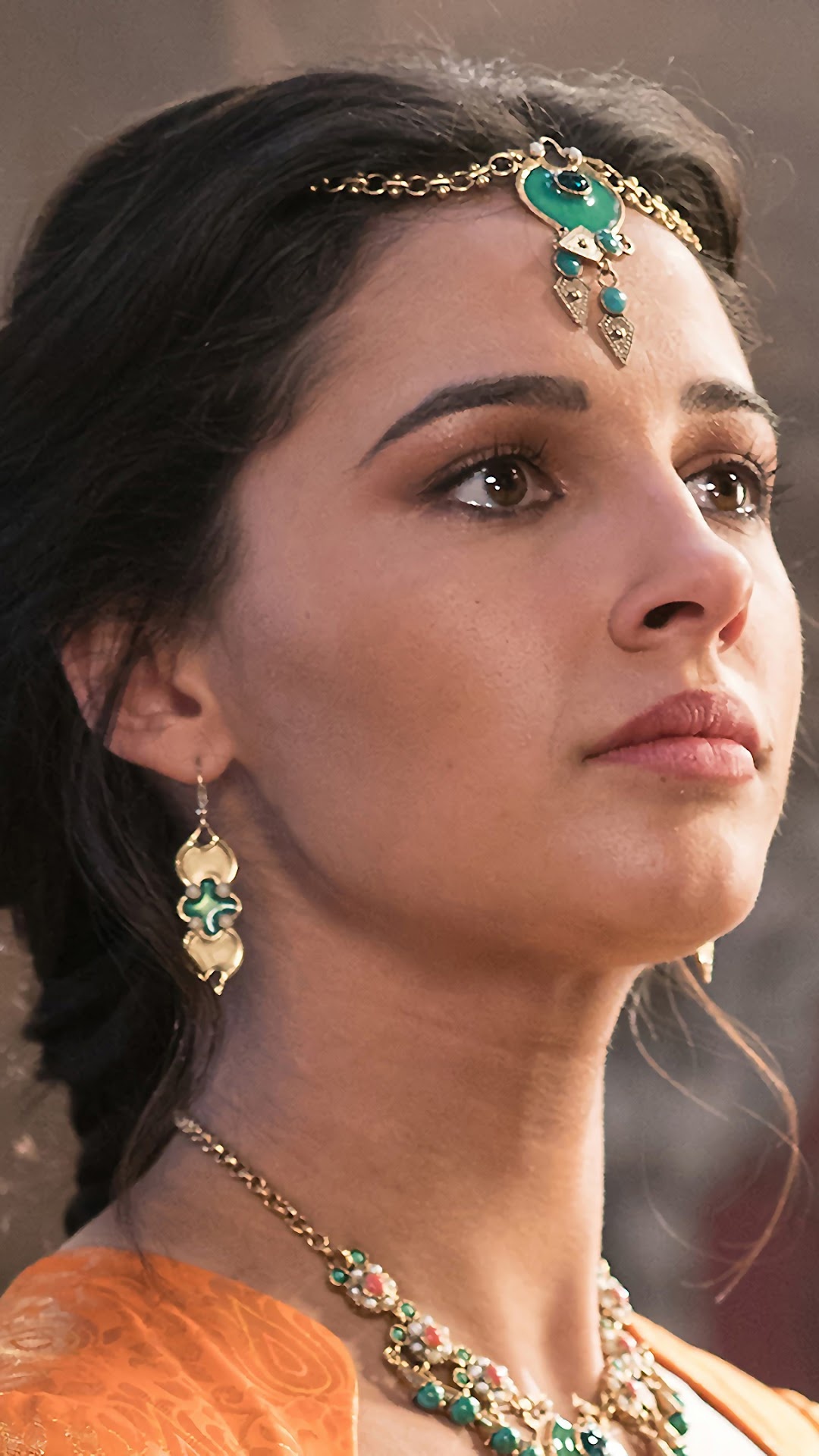 Prinzessin Jasmin, Aladdin 2019, Naomi Scott, Telefon iPhone, 1080x1920 Full HD Phone