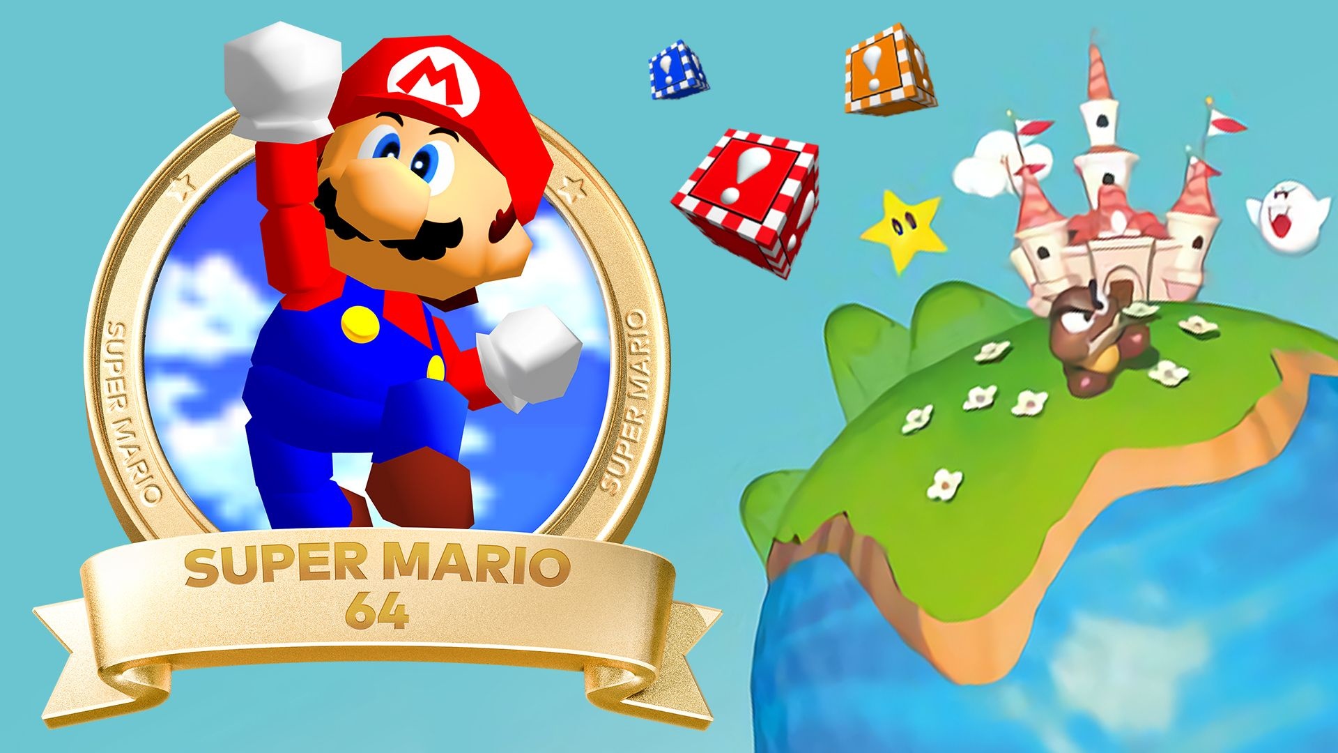 Super Mario 64, Mario Castle Wallpaper, 1920x1080 Full HD Desktop