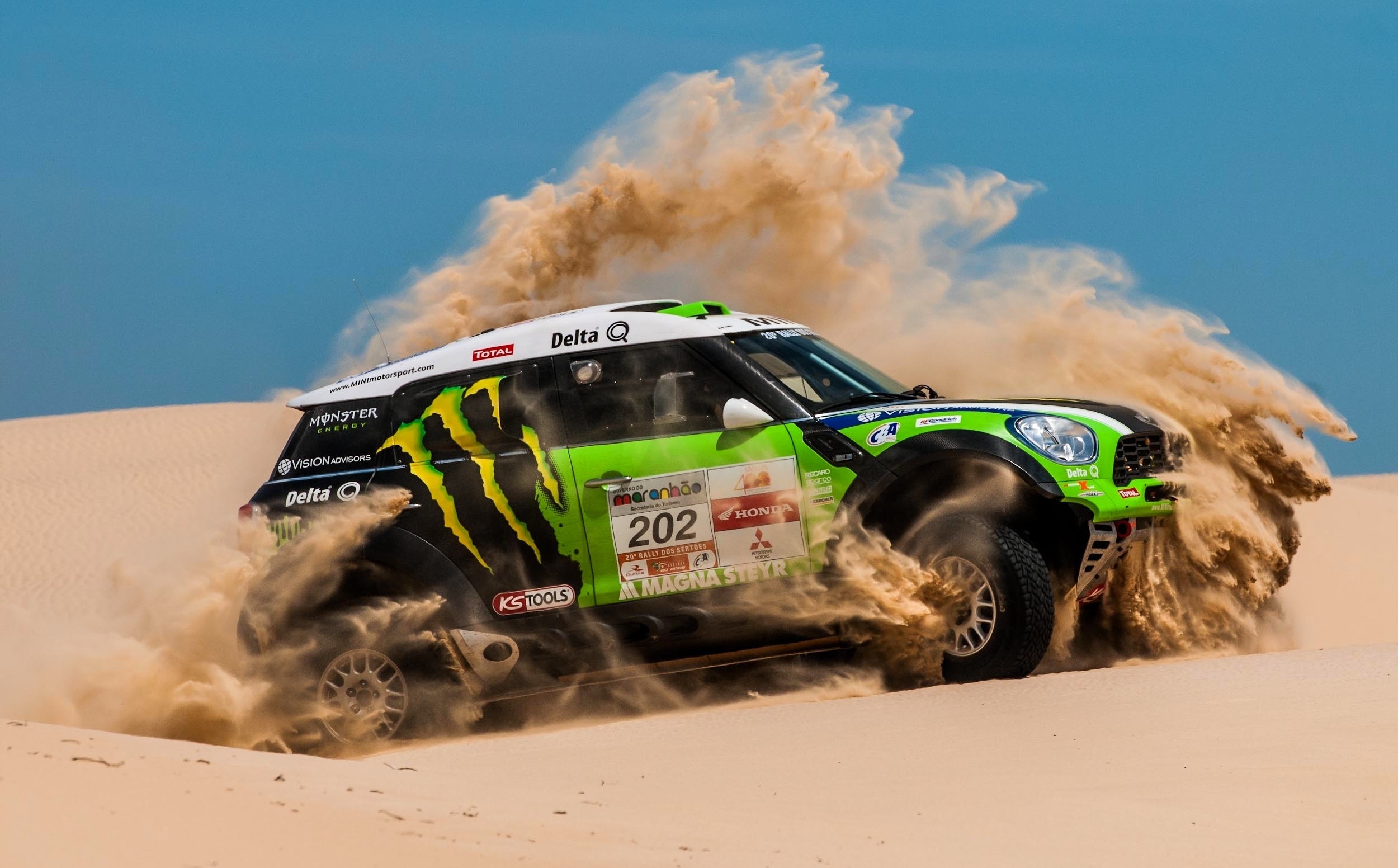 MINI X-Raid All4 Racing Countryman, Dakar Rally Wallpaper, 2500x1560 HD Desktop