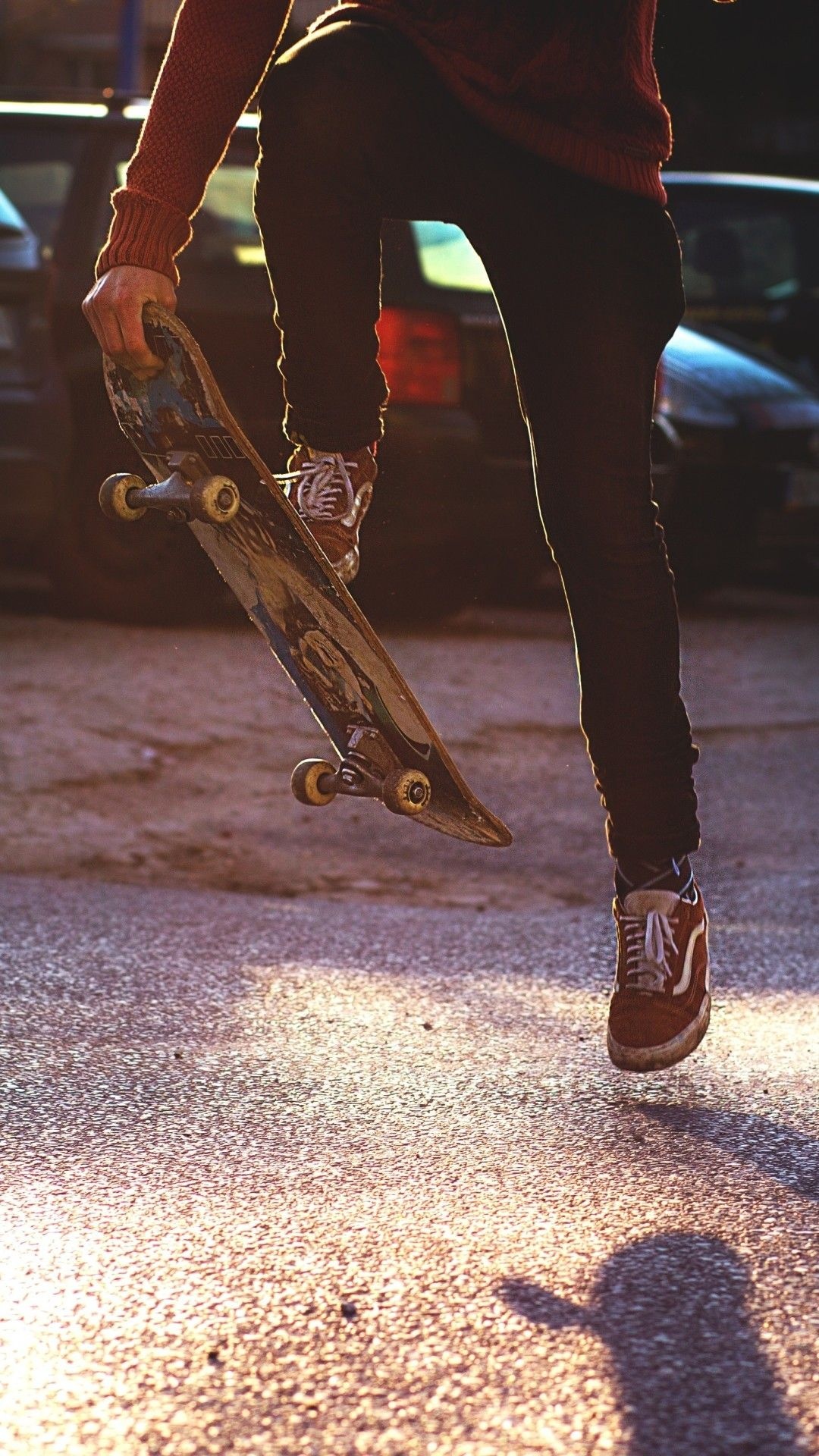 Skateboarding on iPhone, Mobile skateboarding wallpapers, Portable inspiration, On-the-go thrill, 1080x1920 Full HD Phone