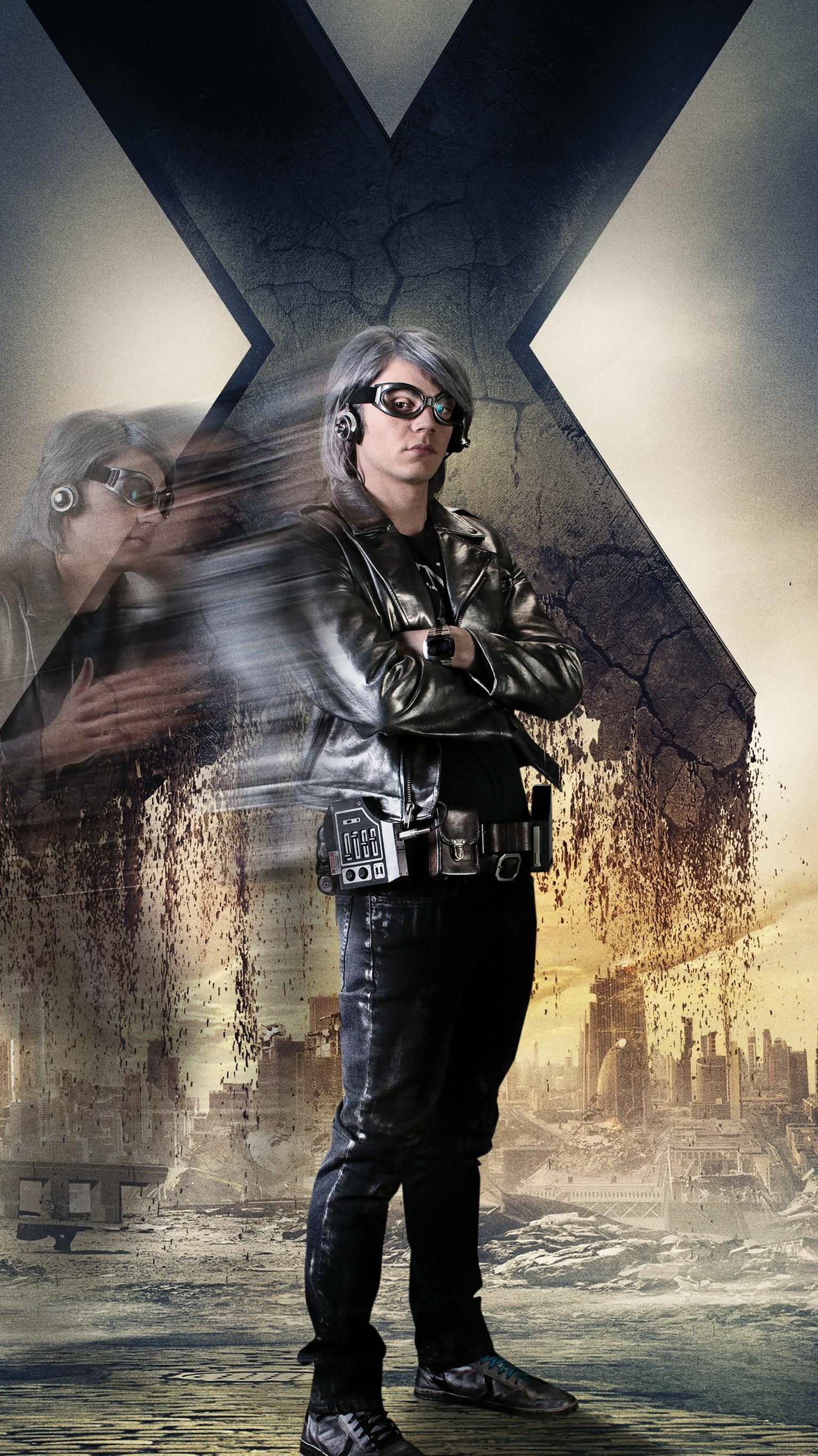 Quicksilver, X-Men Wallpaper, 1540x2740 HD Phone