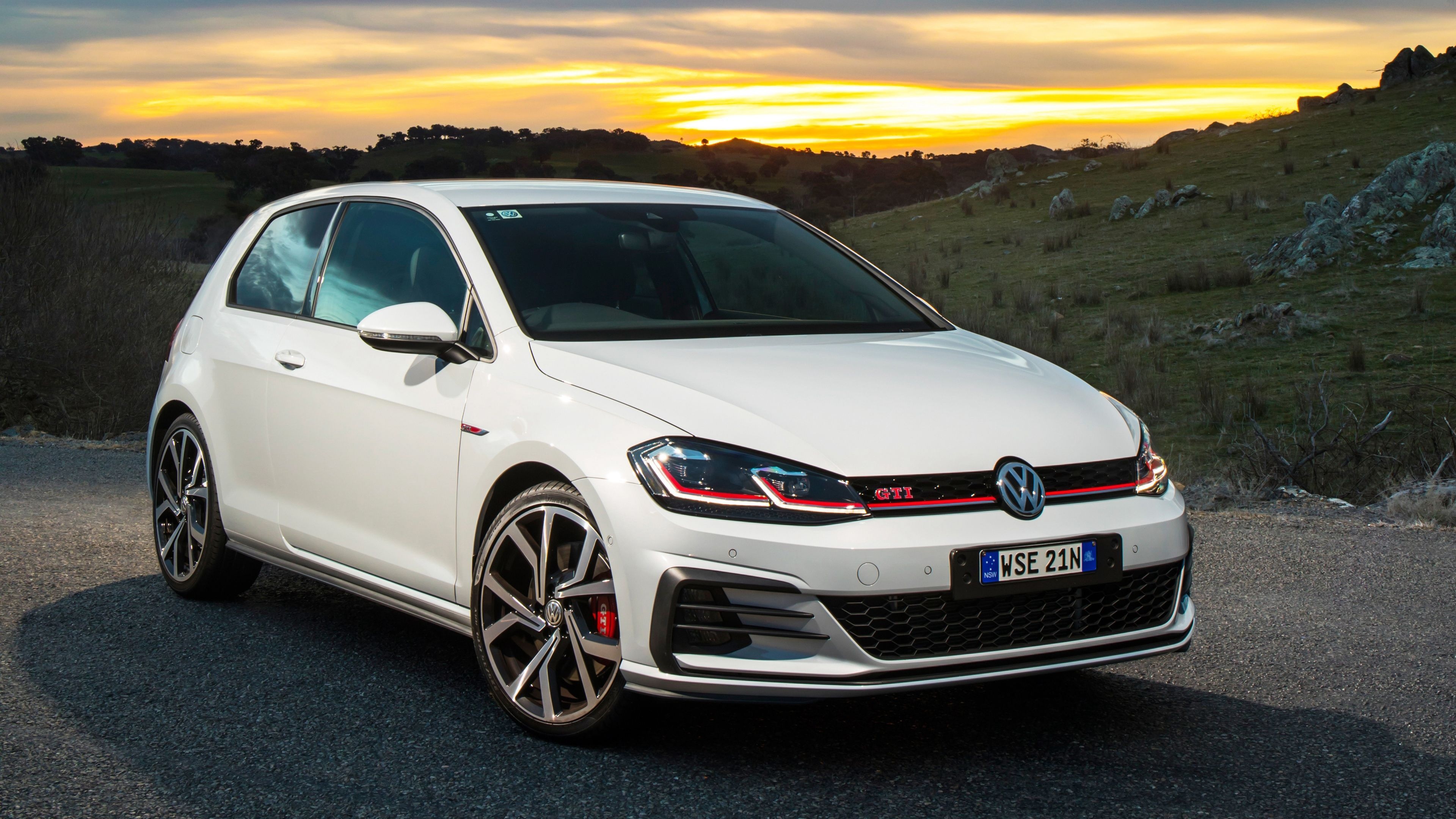 Volkswagen Golf 7 GTI, High-performance hatchback, Exciting driving experience, Stylish design, 3840x2160 4K Desktop