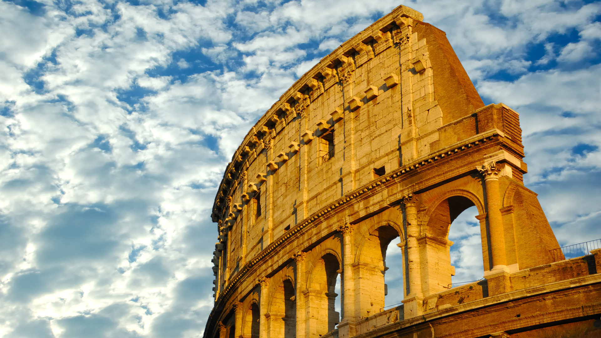 Rome, Italy, Colosseum, Gladiatorial history, Icon of the city, 1920x1080 Full HD Desktop