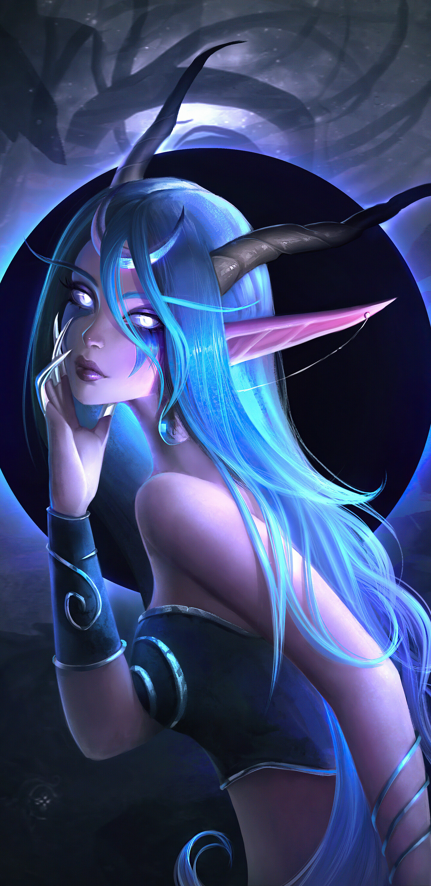 Ysera, Elven beauty, Samsung Galaxy wallpapers, Stunning fantasy image, 1440x2960 HD Phone