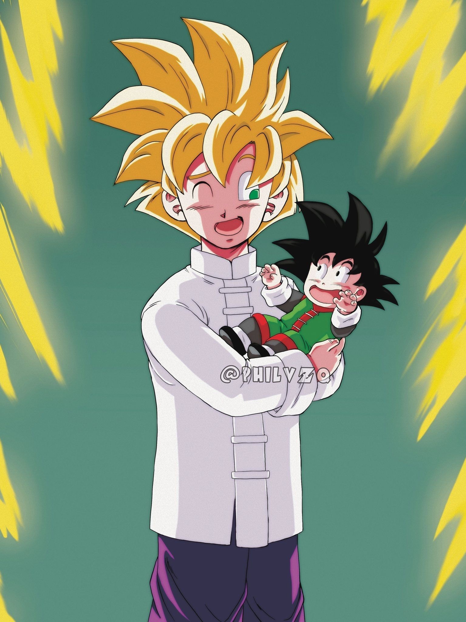 Goten Anime, Son Goten, Dragon Ball Z, 1540x2050 HD Phone