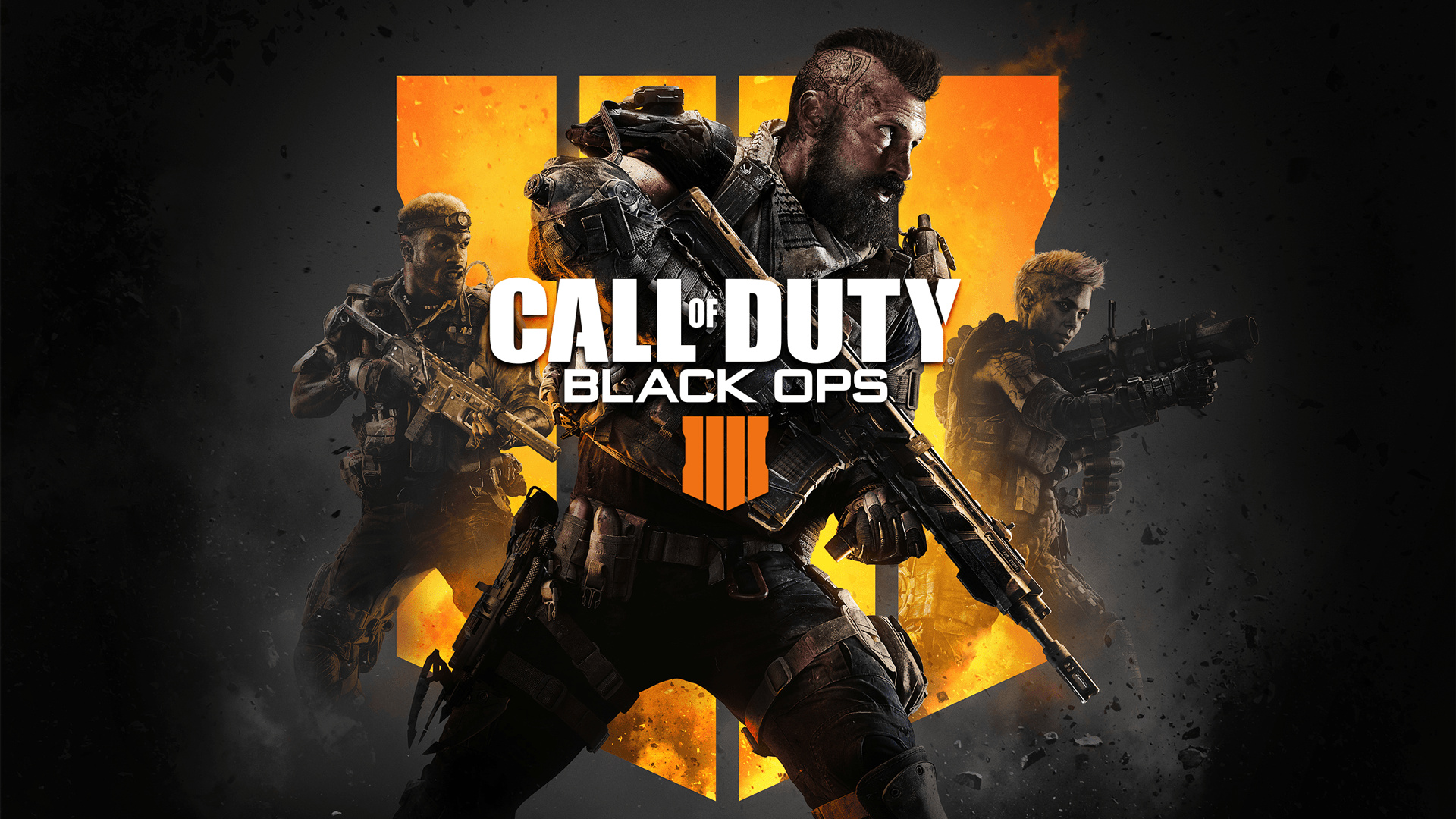 COD Black Ops 4, Action-packed gameplay, Shooter game, Intense battles, 1920x1080 Full HD Desktop