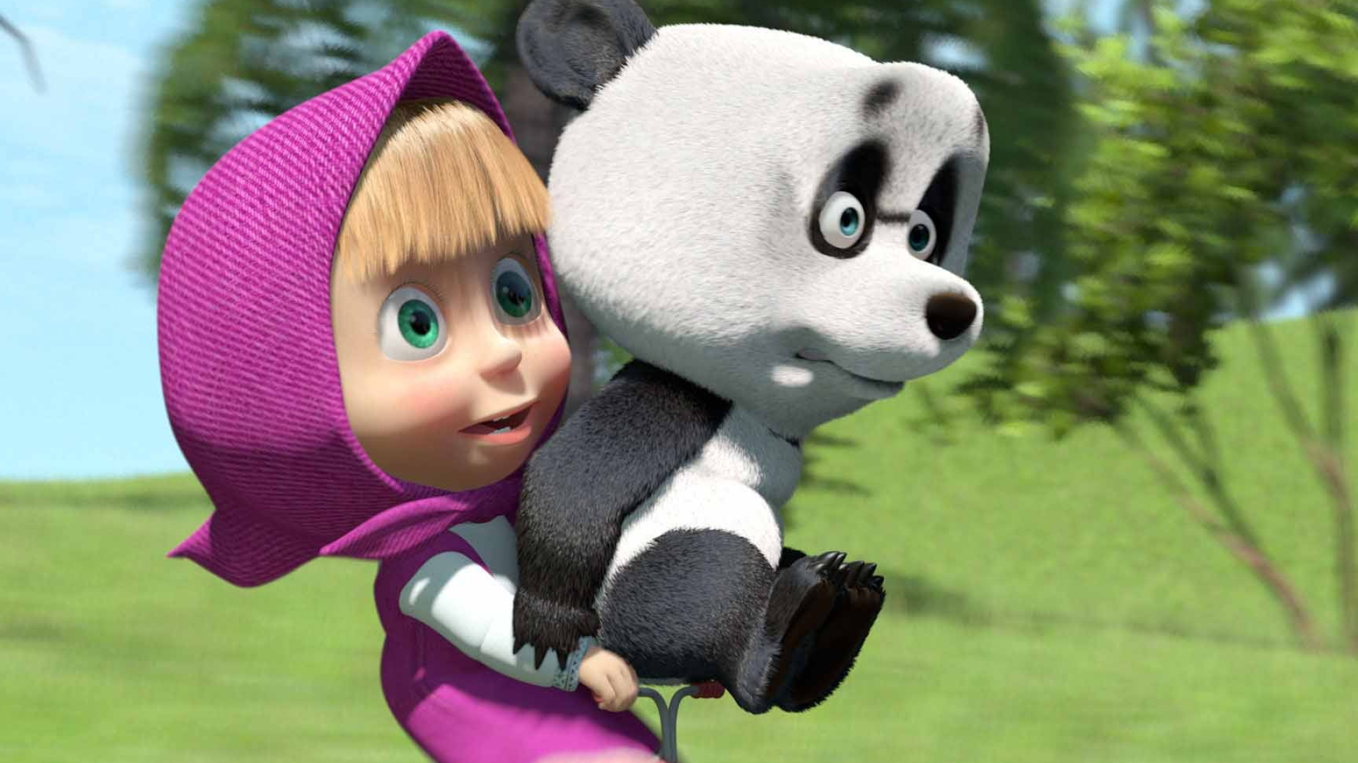 Masha and Panda, Masha and the Bear Wallpaper, 1920x1080 Full HD Desktop