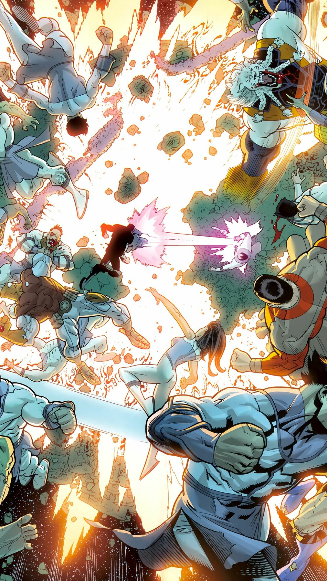 Invincible, Action-packed animation, Superhero origins, Battle for justice, 1080x1920 Full HD Phone