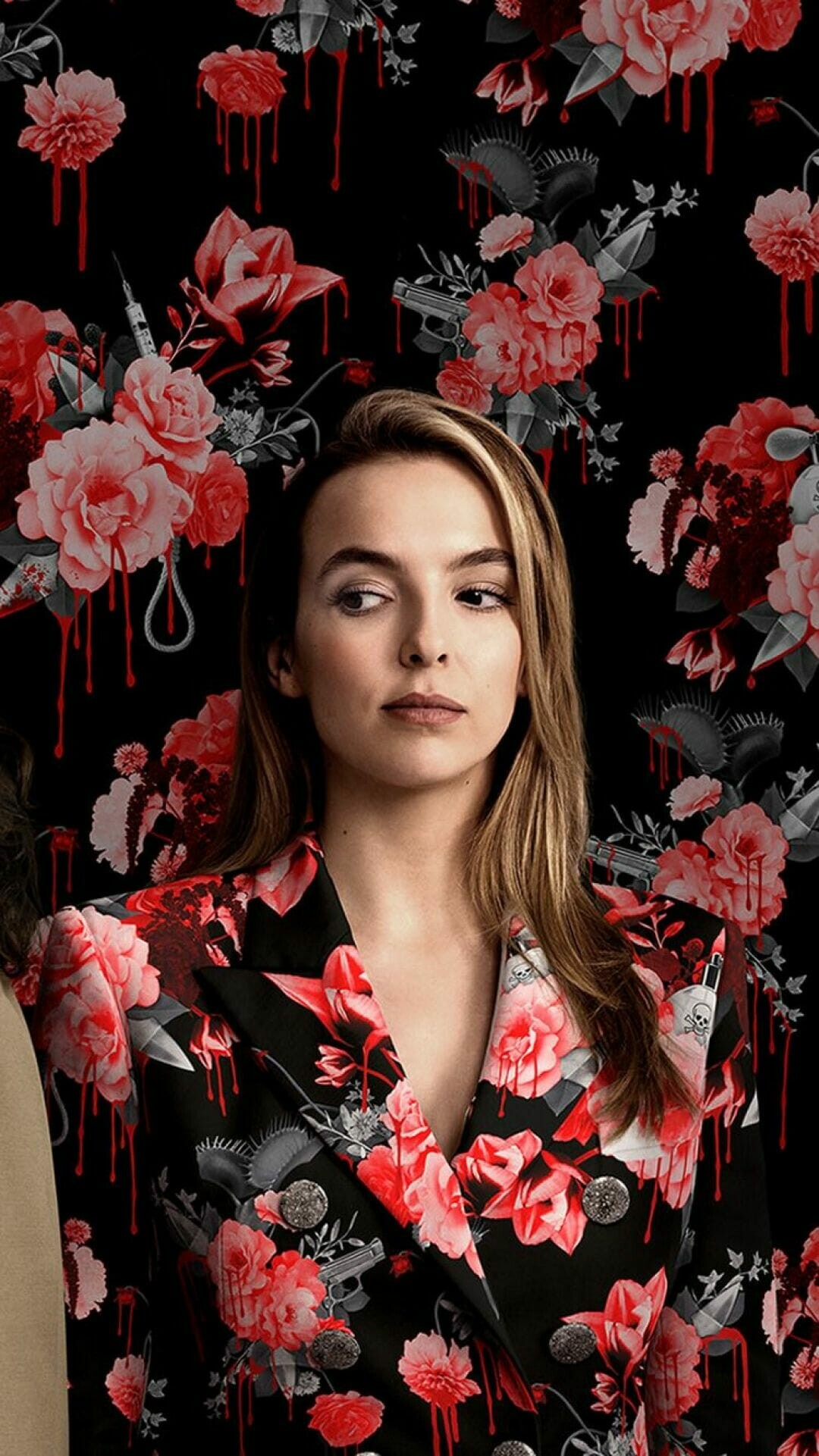 Killing Eve, Thrilling chase, Cat-and-mouse game, Unpredictable twists, 1080x1930 HD Phone