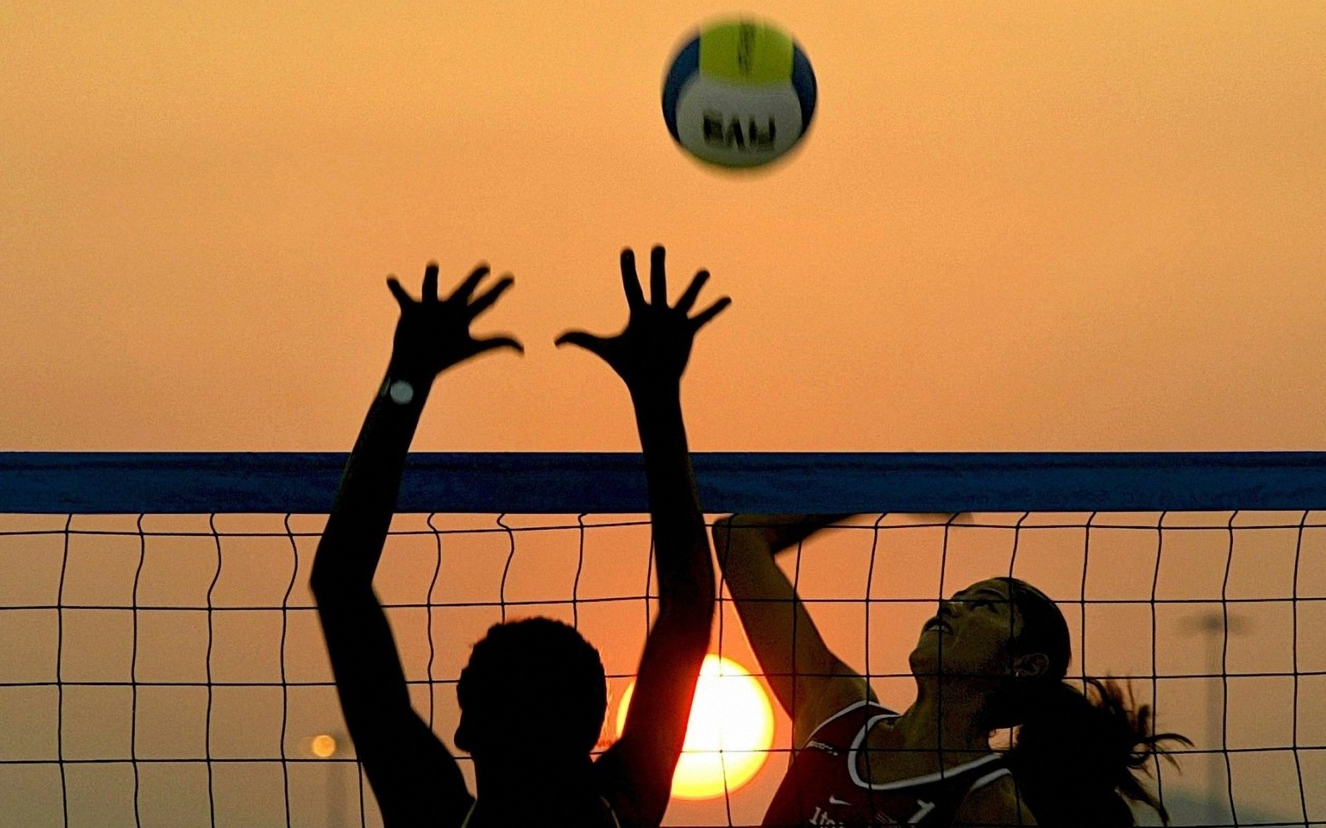 Beach Volleyball, Scenic backgrounds, Relaxing beach ambiance, Outdoor sports, 1920x1200 HD Desktop