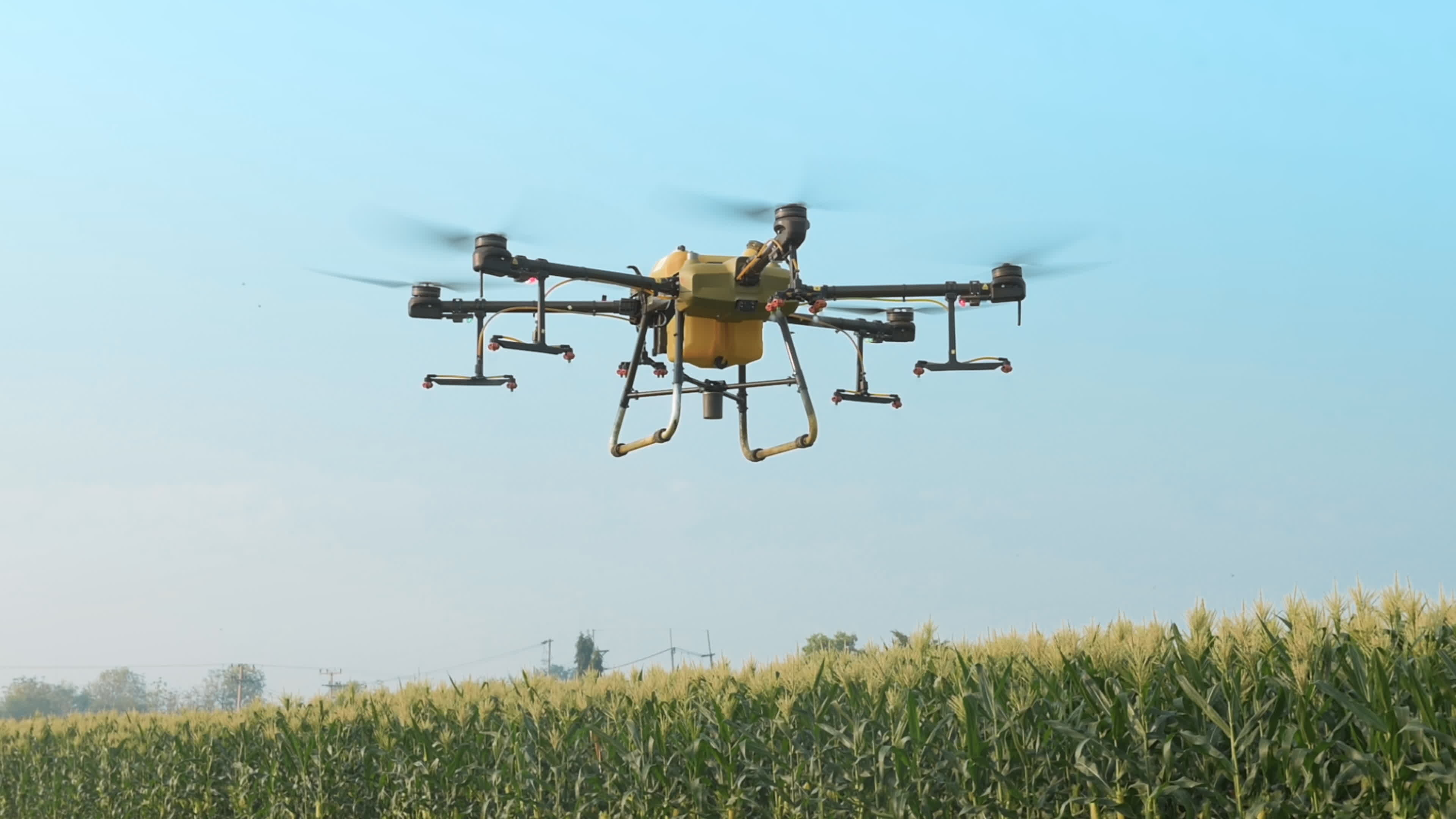 Agriculture drone, Fertilizer spraying, Pesticide spraying, Smart farming, 3840x2160 4K Desktop