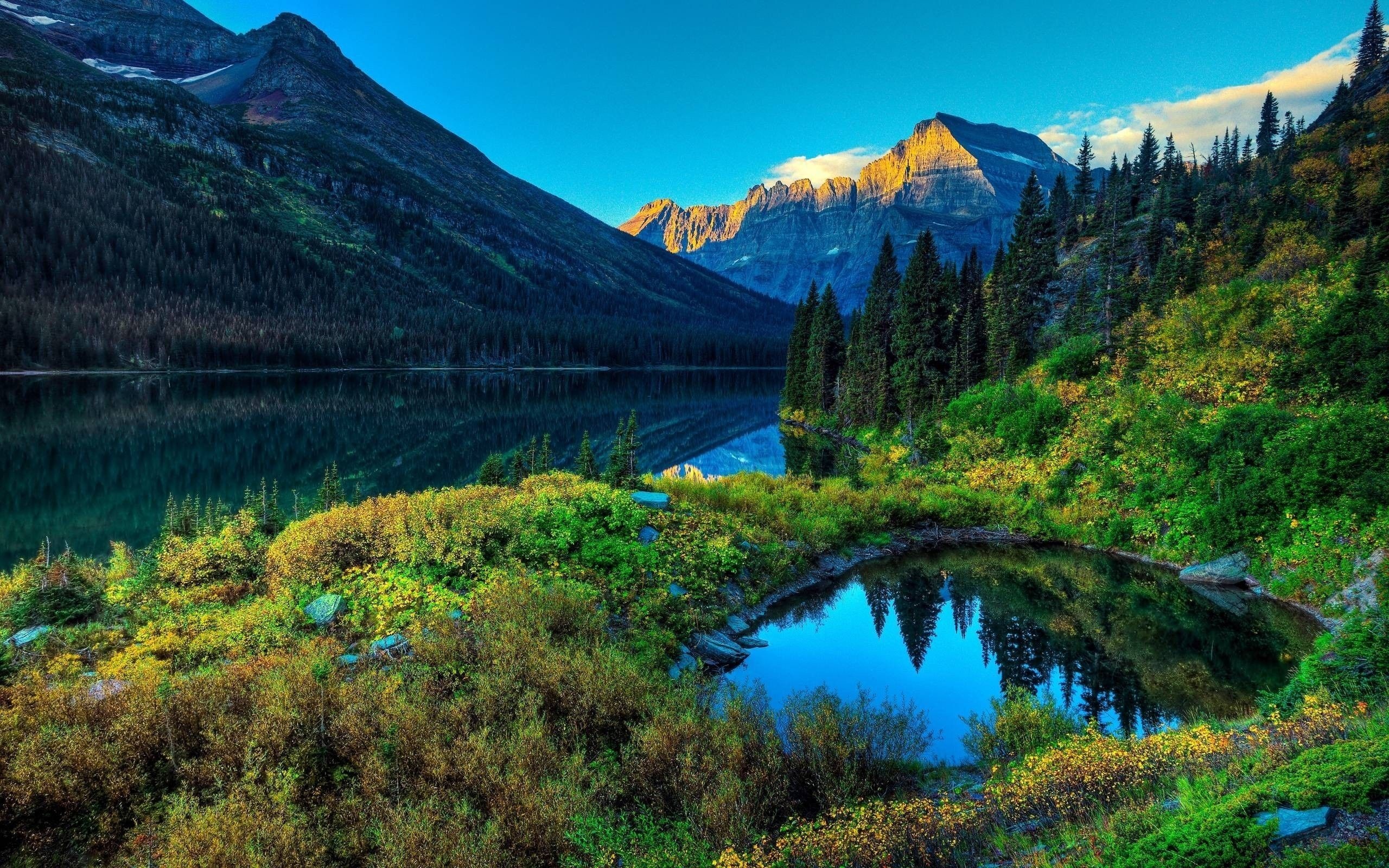 Glacier National Park, Landscapes Wallpaper, 2560x1600 HD Desktop