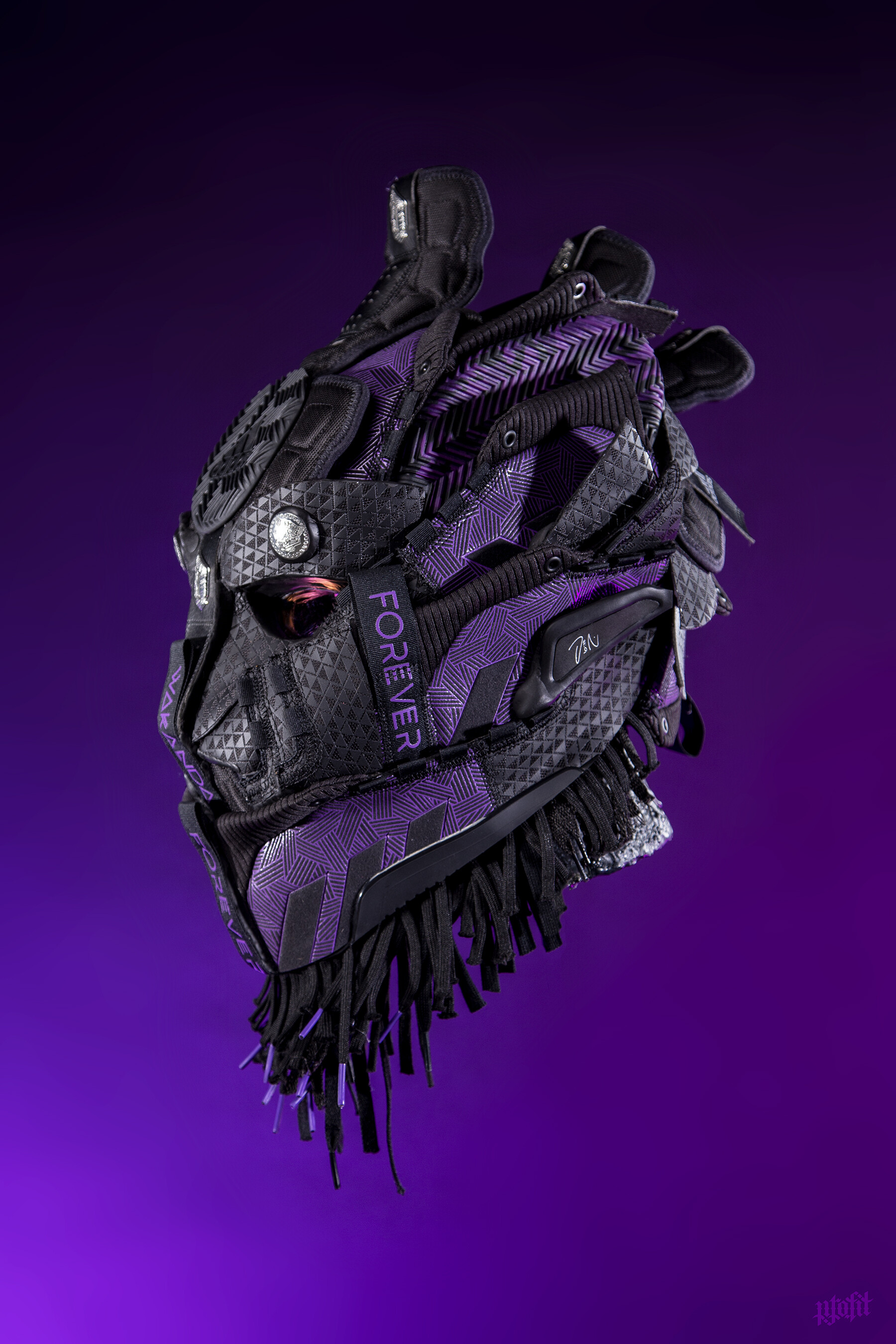 Black Panther sneaker mask, Freehand profit, 1800x2700 HD Phone