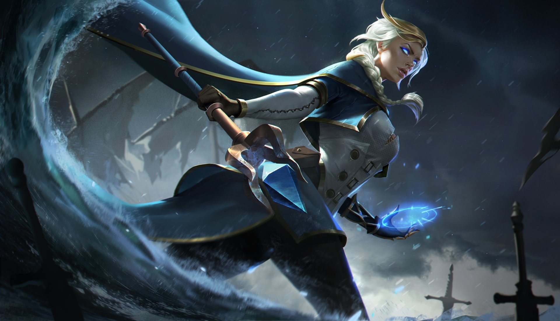 Jaina Proudmoore, Magi of Kul Tiras, World of Warcraft, Powerful sorceress, 1920x1100 HD Desktop