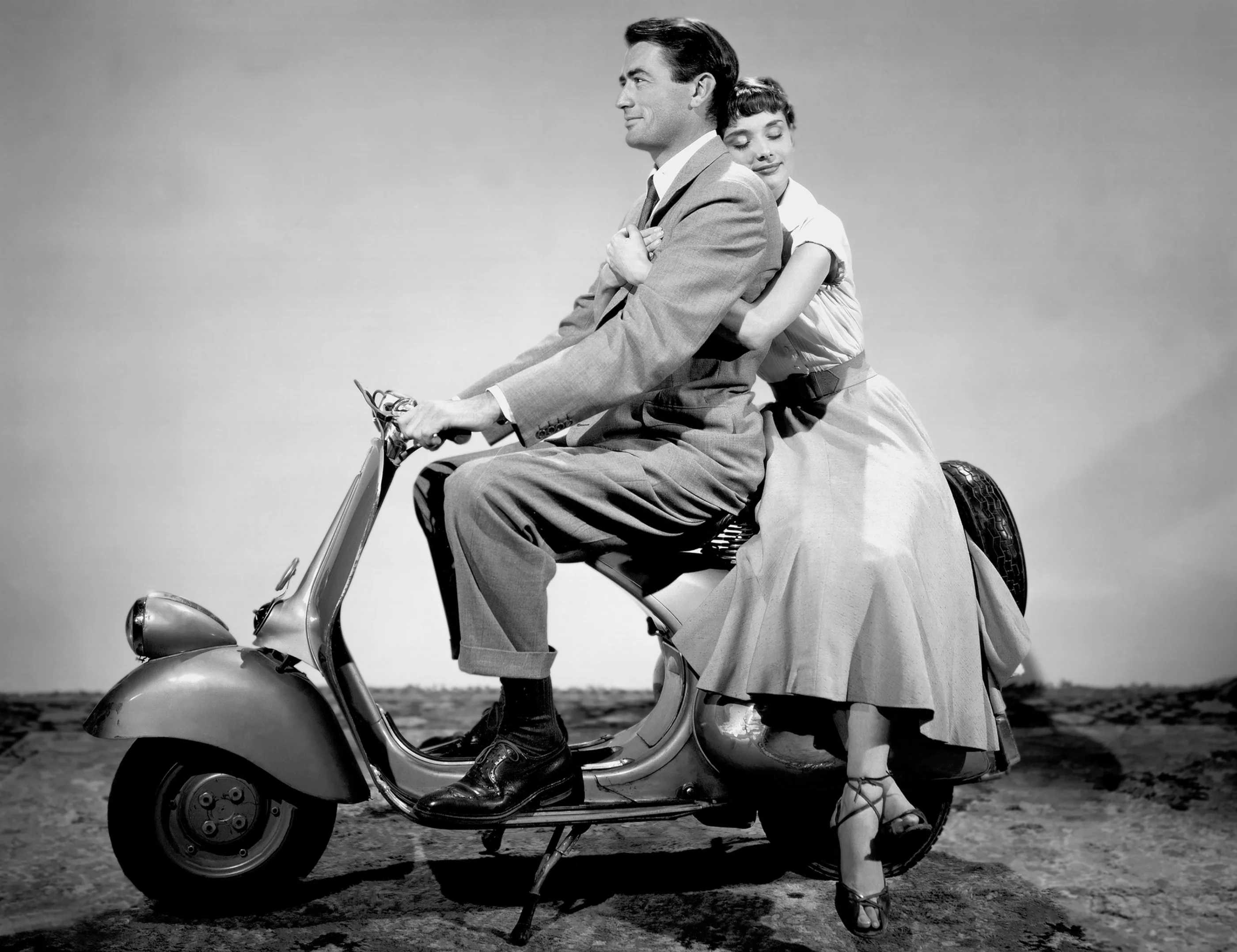 Globephotos, Gregory Peck, Audrey Hepburn, Roman Holiday, 2800x2160 HD Desktop