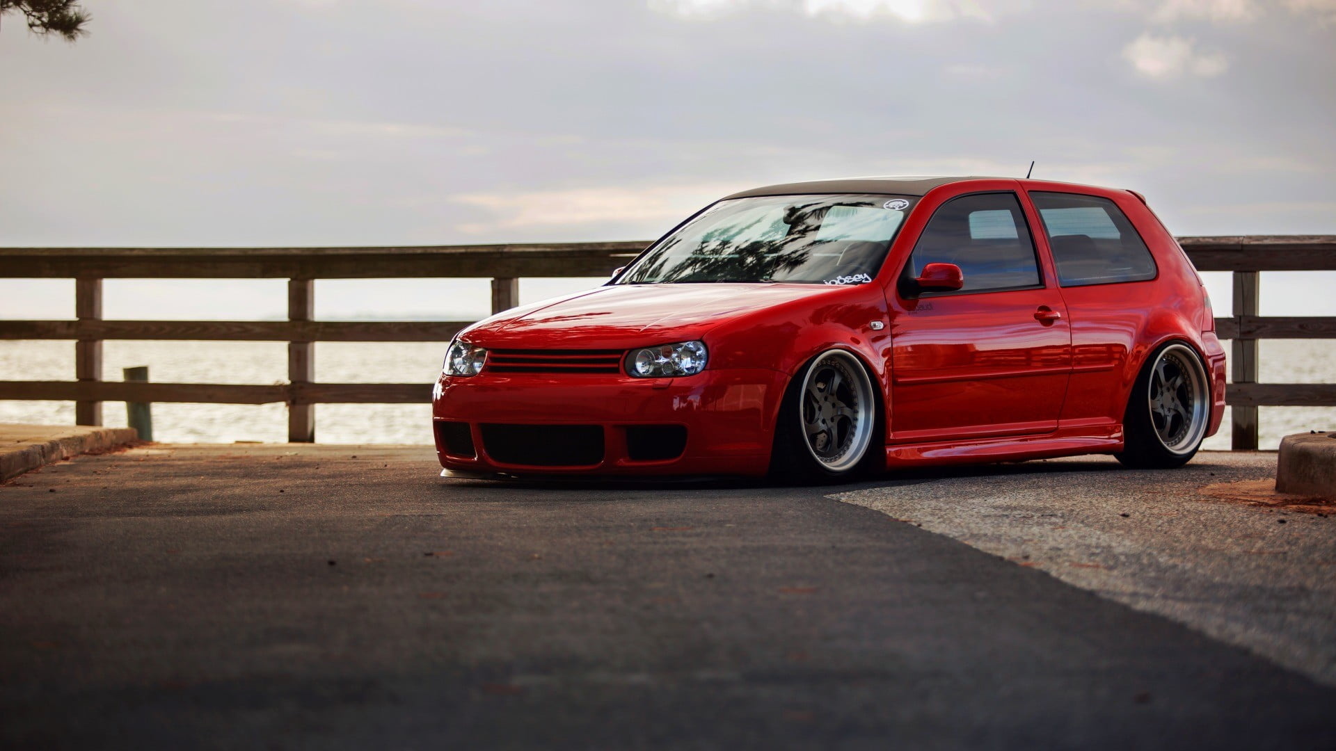 Stance Coupe, Volkswagen Golf Wallpaper, 1920x1080 Full HD Desktop