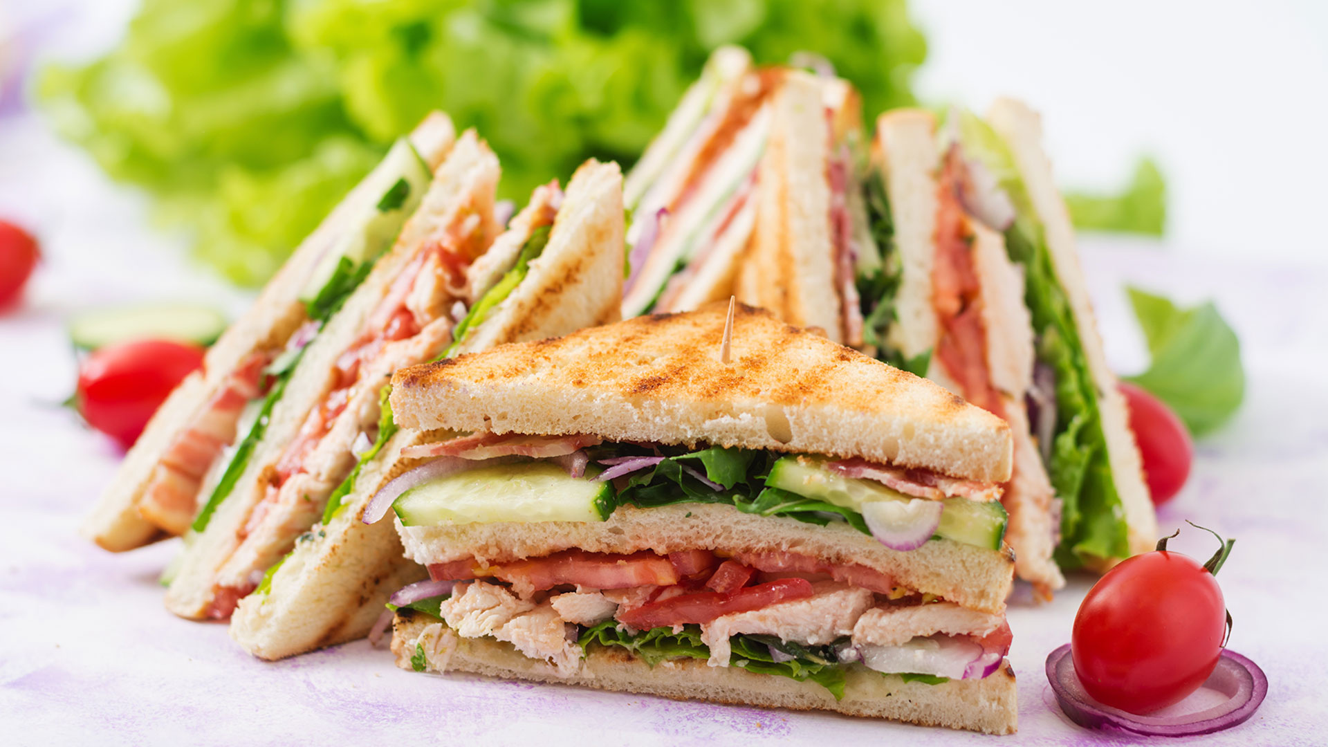 Fresh sandwiches, Dish food, 1920x1080 Full HD Desktop