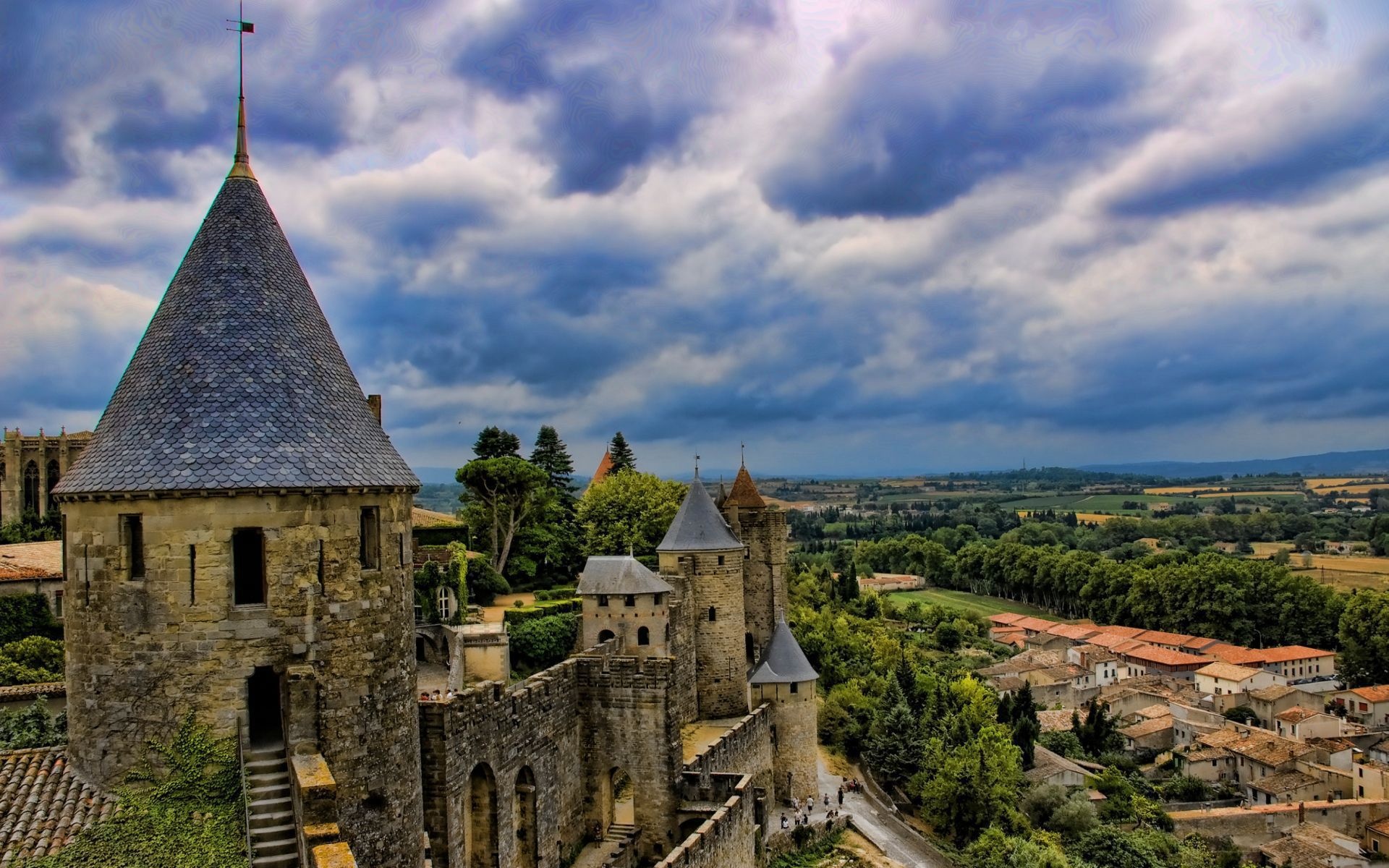 Carcassonne, Phone desktop wallpapers, Pictures, Photos, 1920x1200 HD Desktop