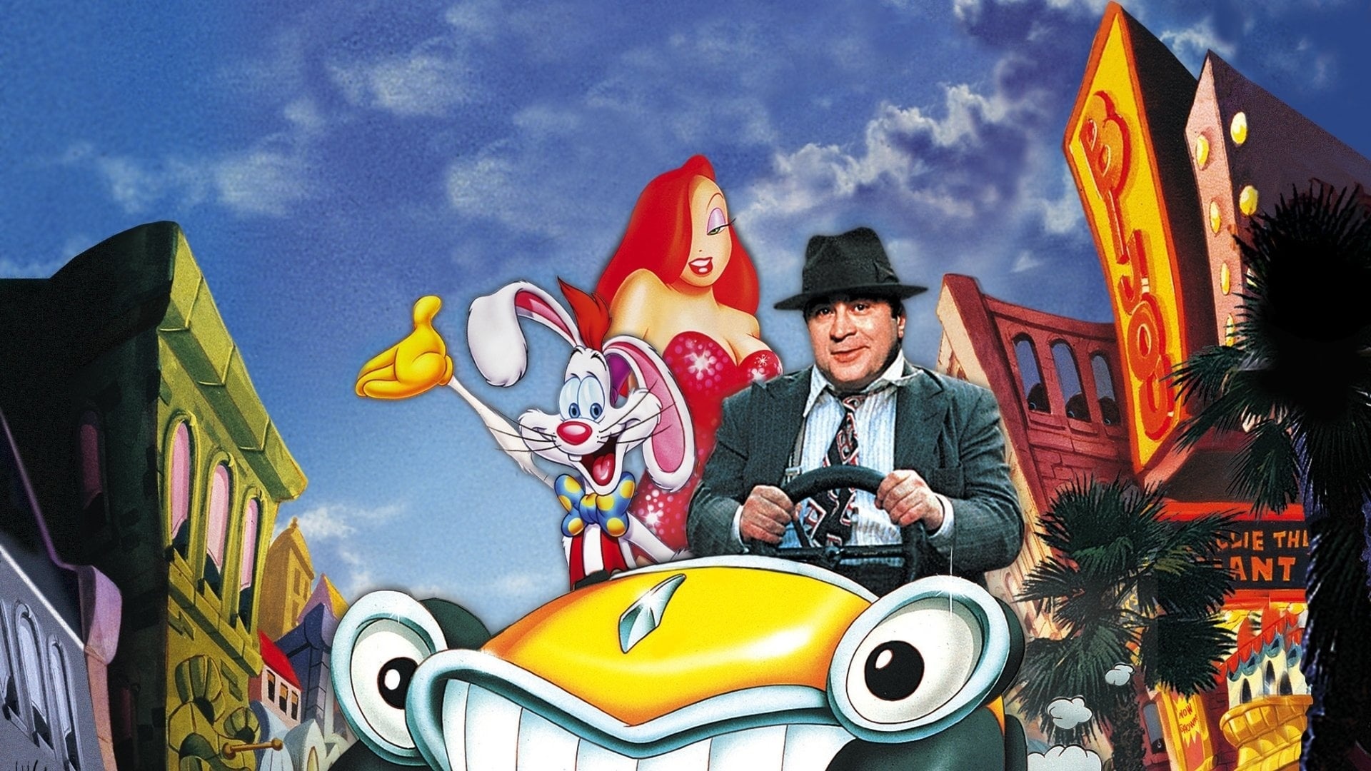 Roger Rabbit Animation, Movie backdrops, Classic film, 1920x1080 Full HD Desktop