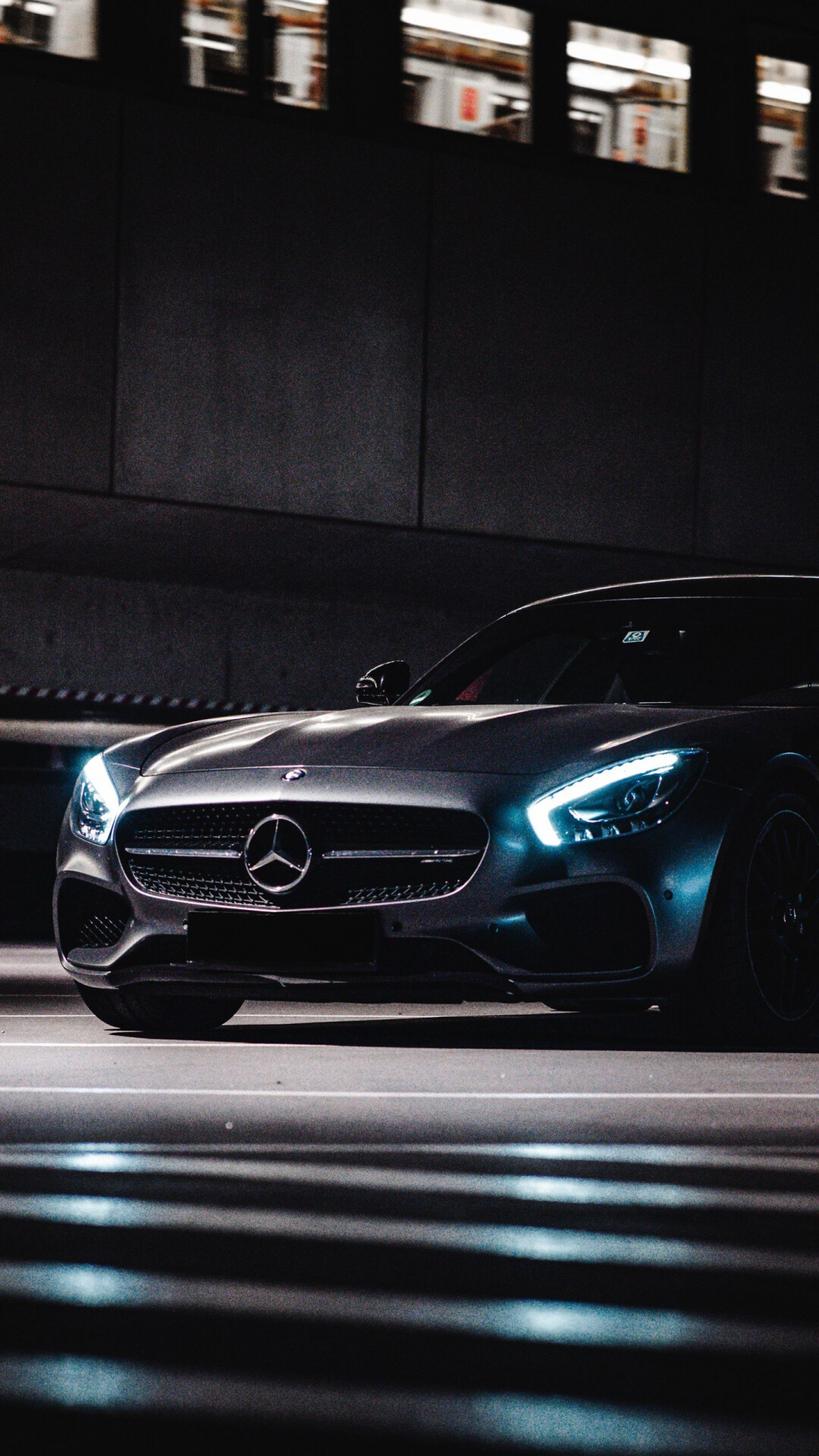 Luxurious black Mercedes-Benz, Elegance in darkness, Exquisite craftsmanship, 1080x1920 Full HD Phone
