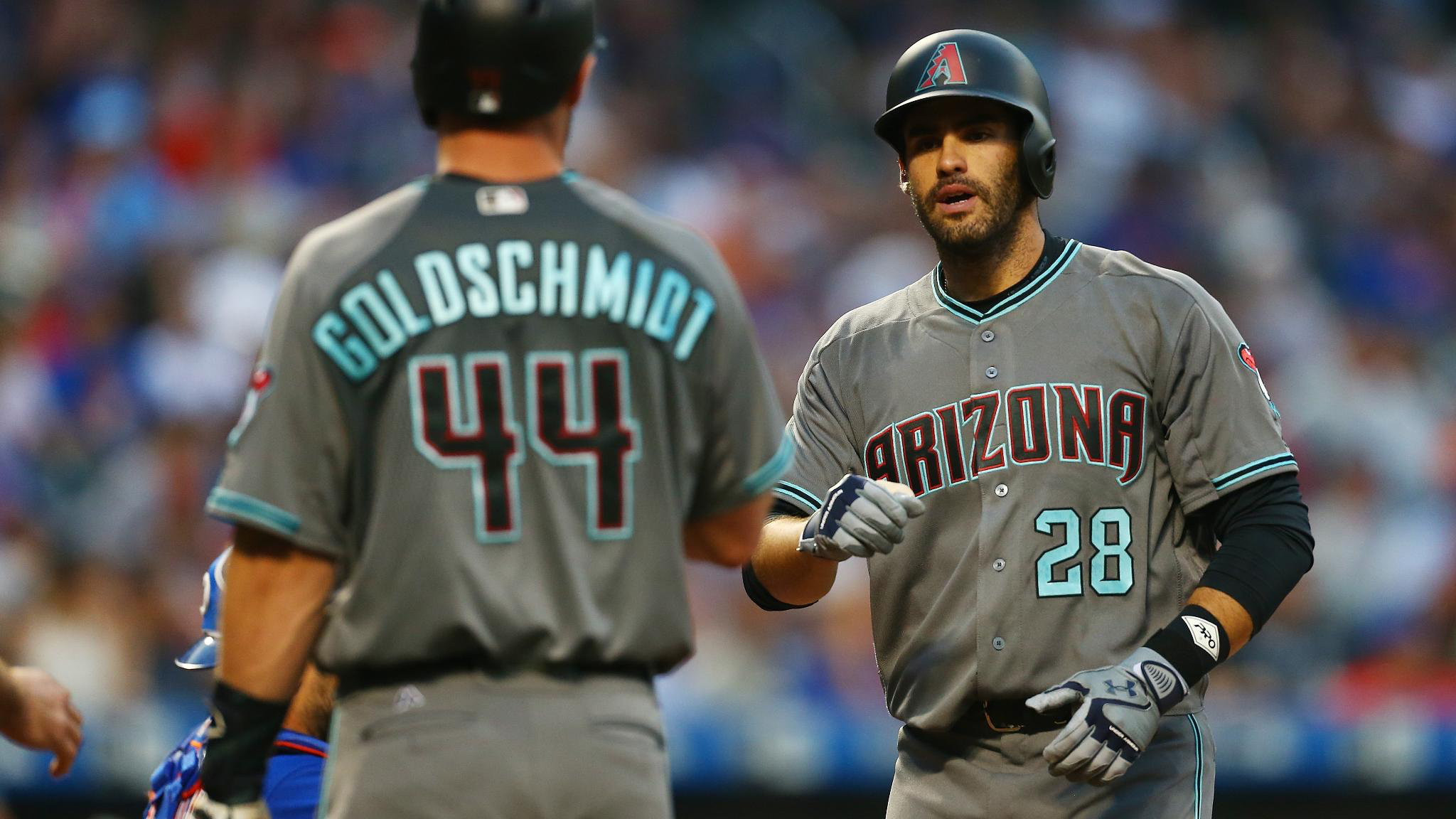 Paul Goldschmidt and J. D. Martinez, Arizona Diamondbacks Wallpaper, 2050x1160 HD Desktop